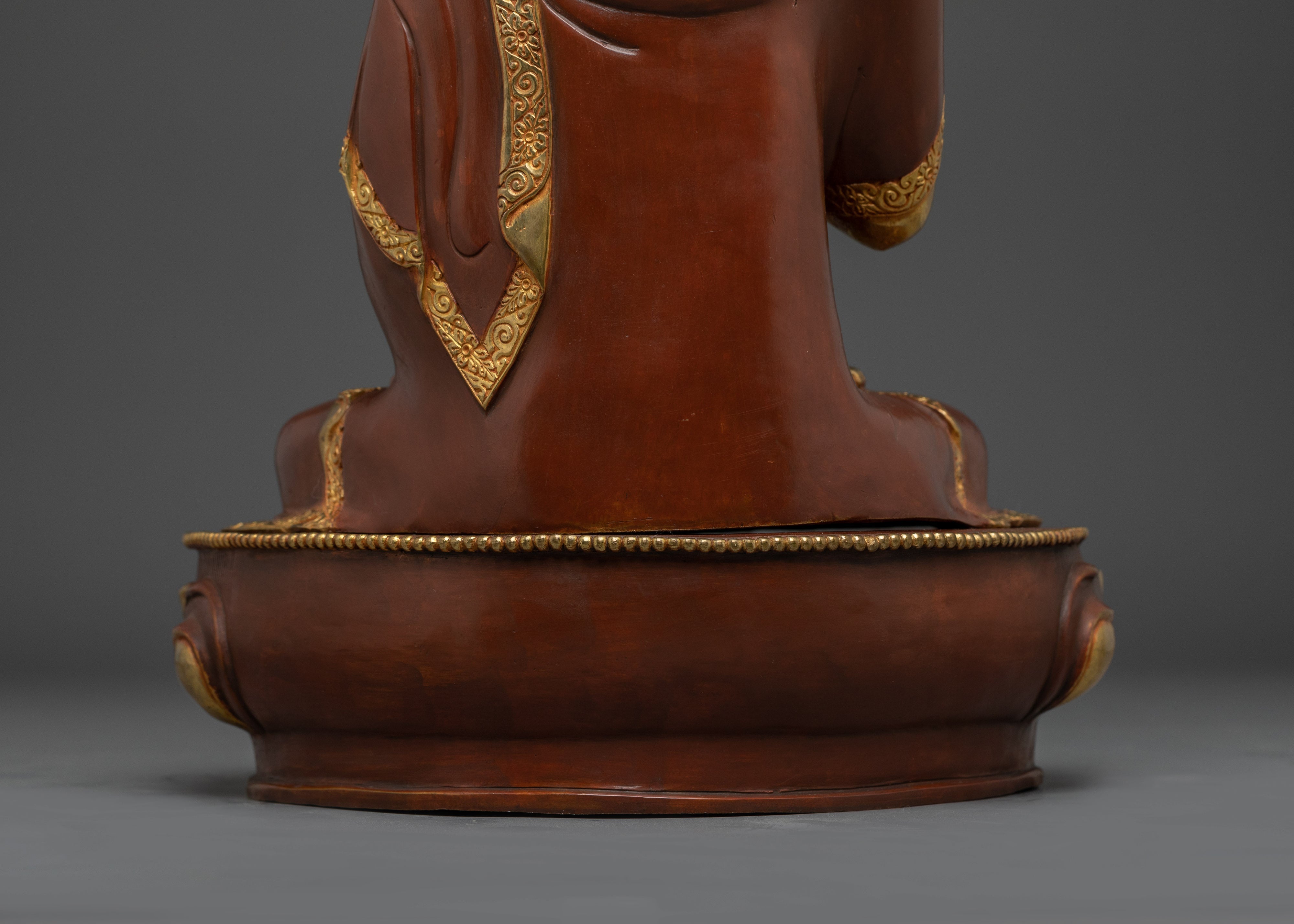Statue Set of Tsongkhapa | Altar Centerpiece for Peace and Wisdom