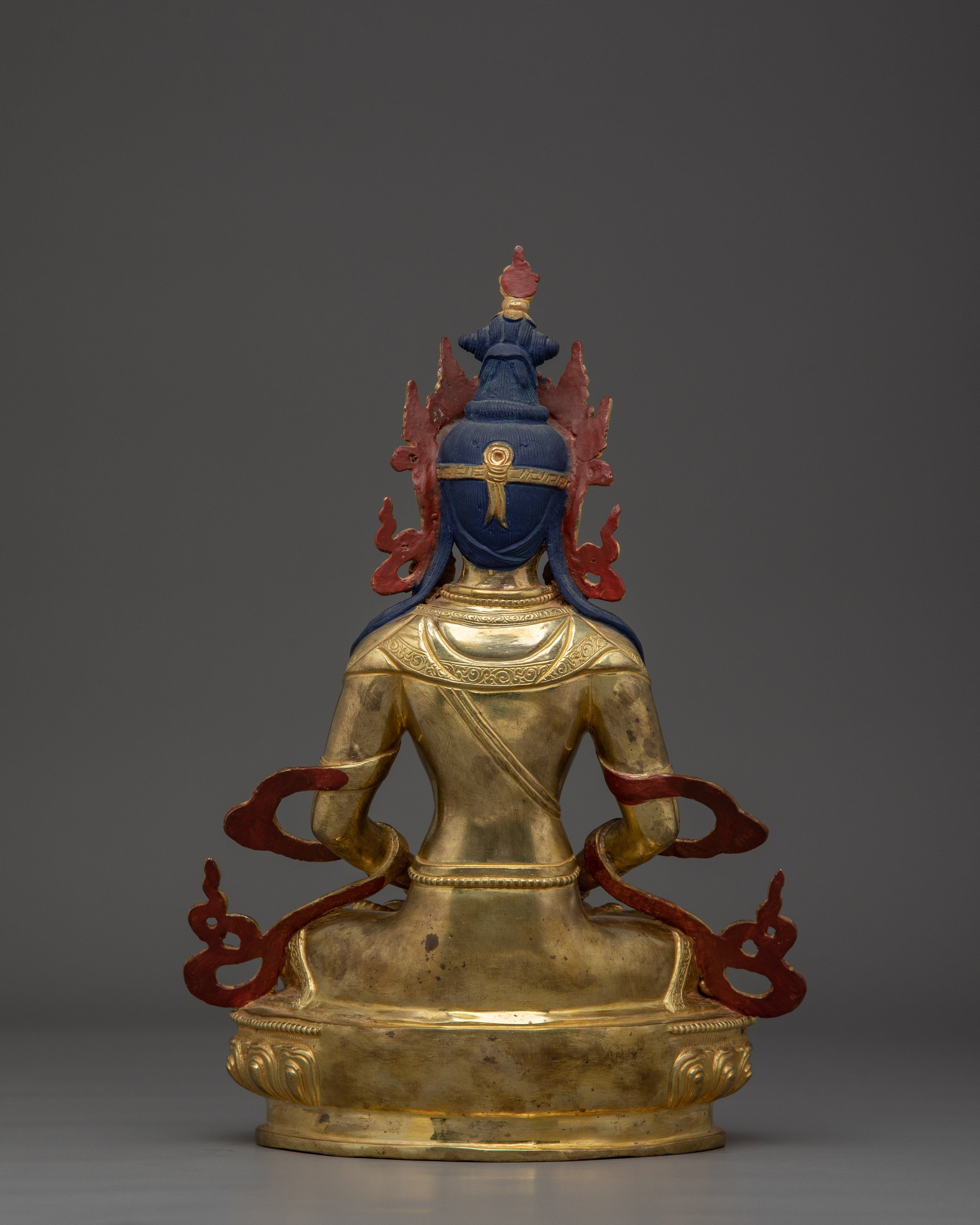 Longevity Deity Statue of Amitayus | Buddha of Boundless Life
