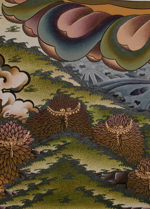 Arya Bodhisattva Manjushri Thanka | Canvas Painting For Wall Hanging