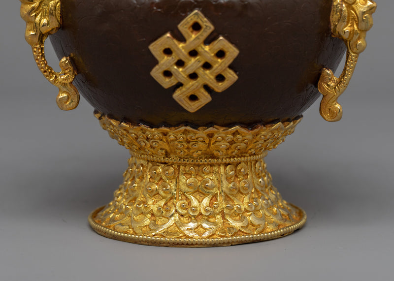 Gold-Plated Hanging Incense Burner | Copper & Gold-Plated Ritual Censer