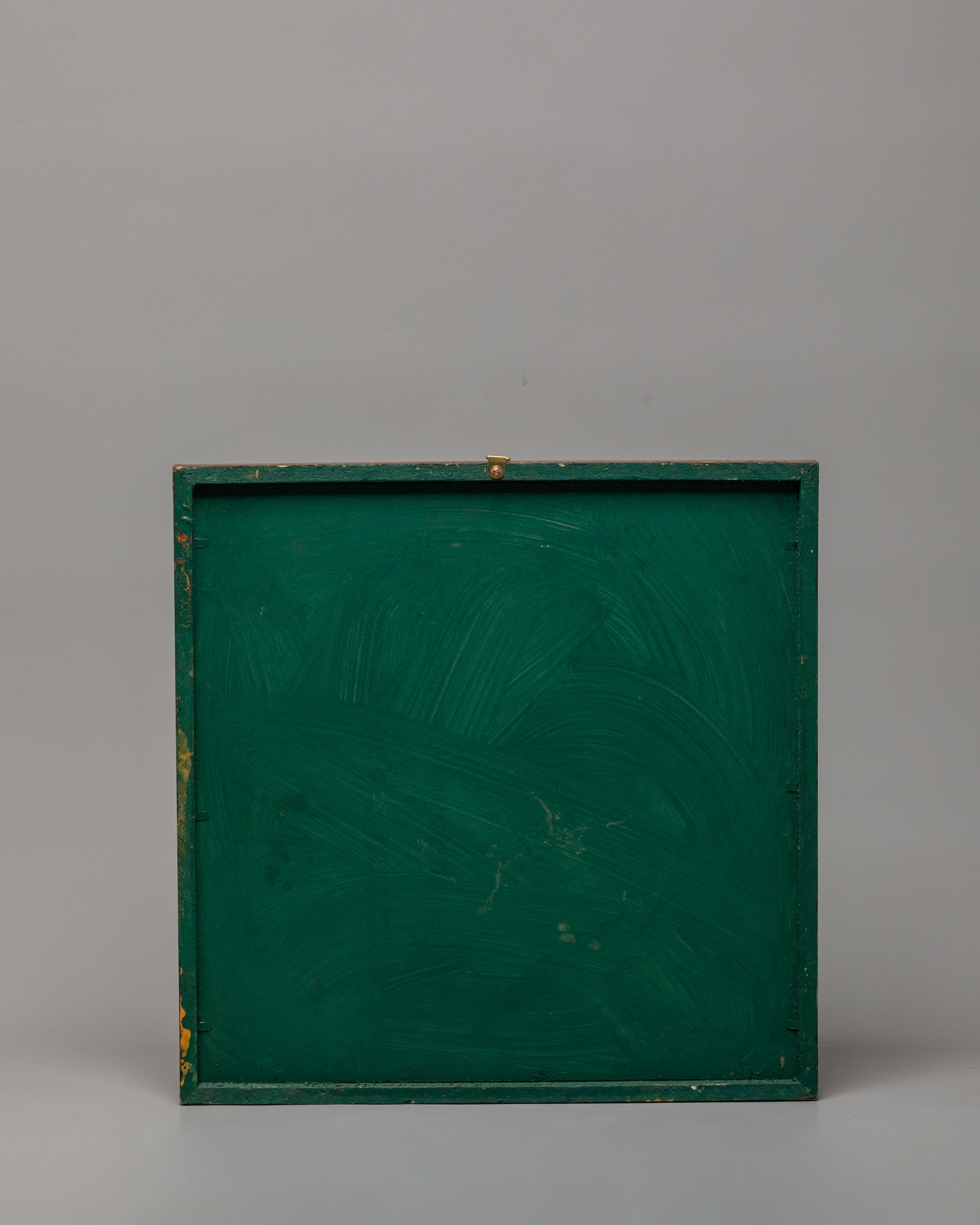 Handmade Chakra Sambhara Wall Hanging | Wheel of Bliss