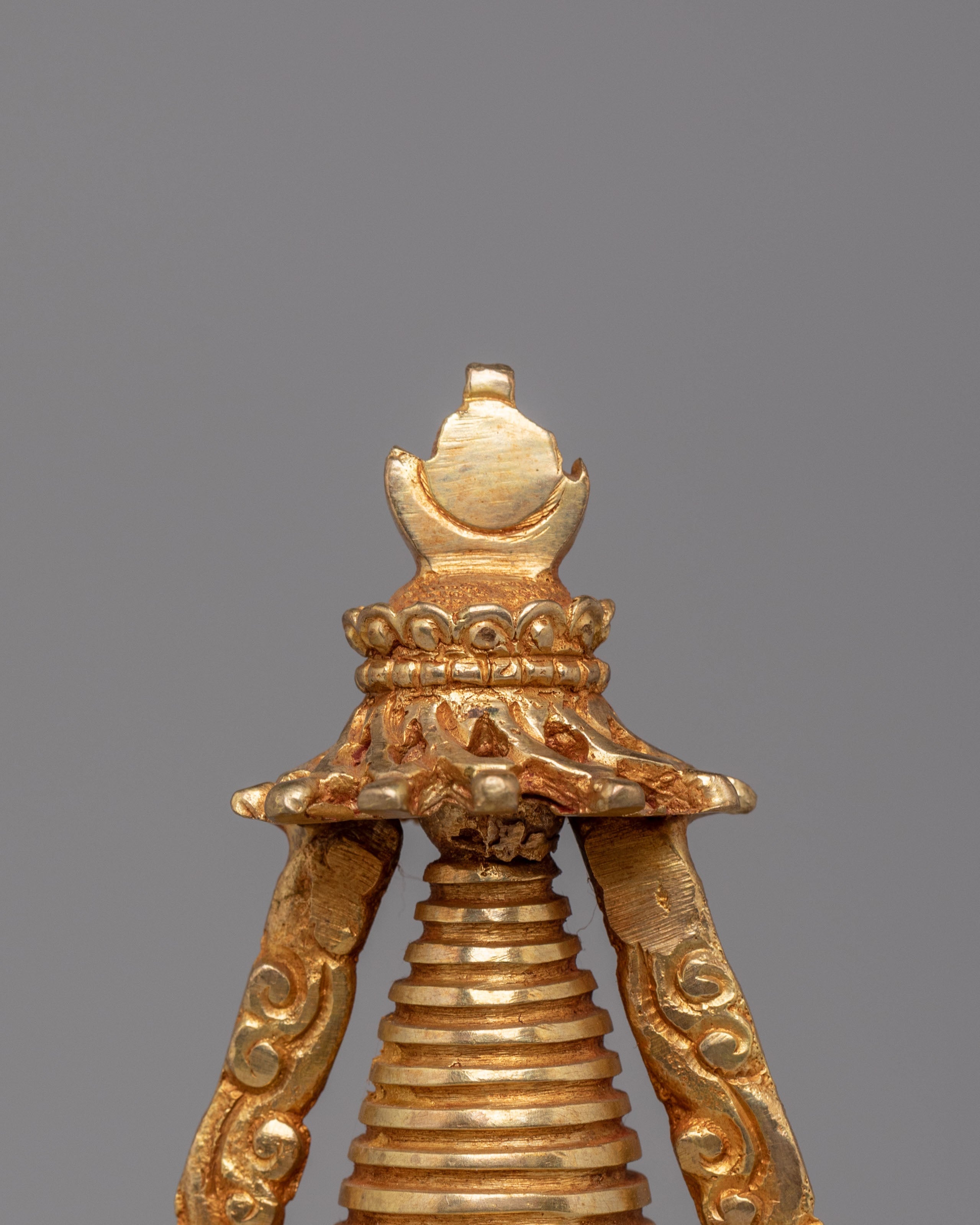 Spiritual Altar Enlightenment Stupa | Handcrafted Tibetan Stupa