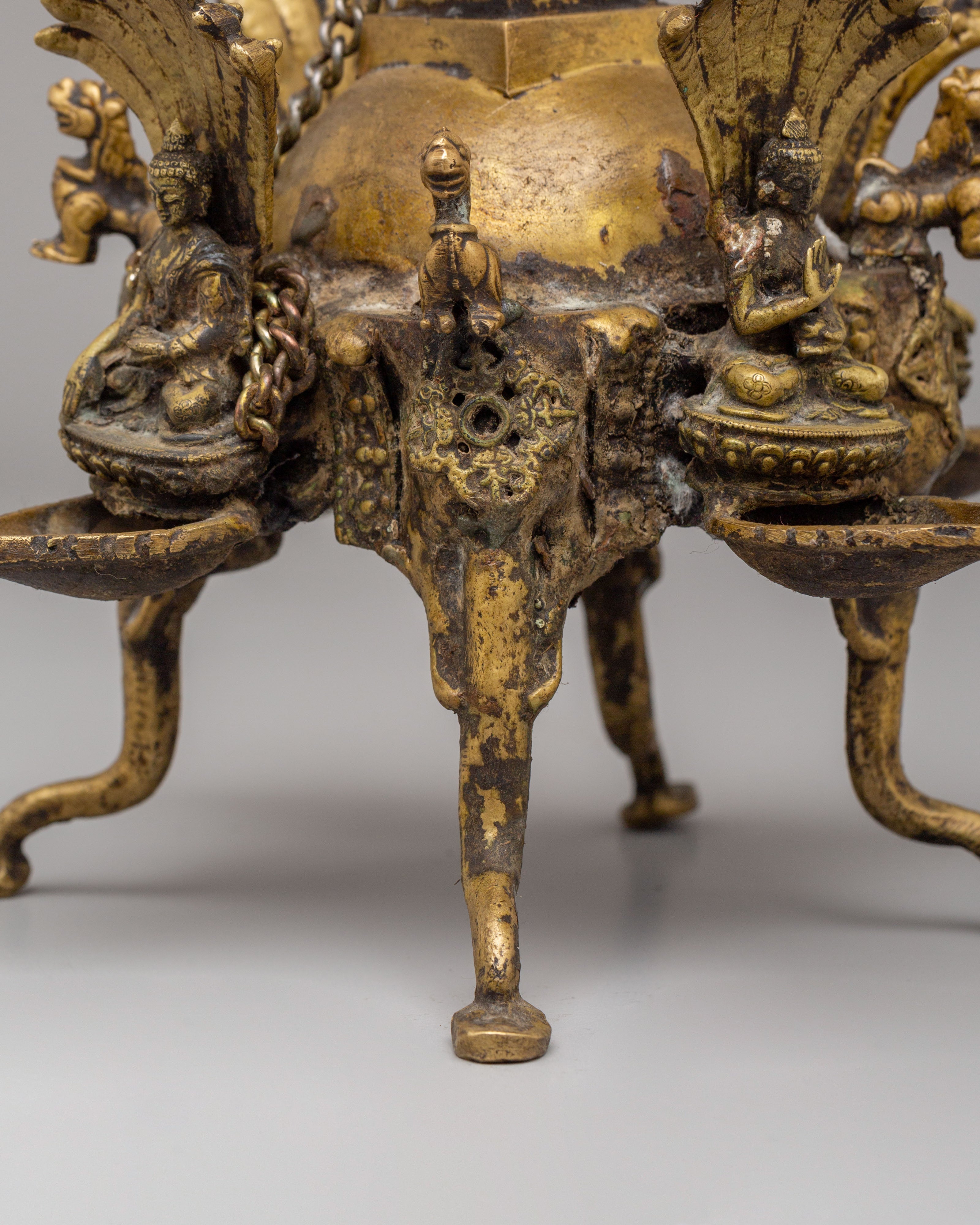 Five Dhyani Buddha Hanging Stupa Dalucha | Symbol of Spiritual Awakening