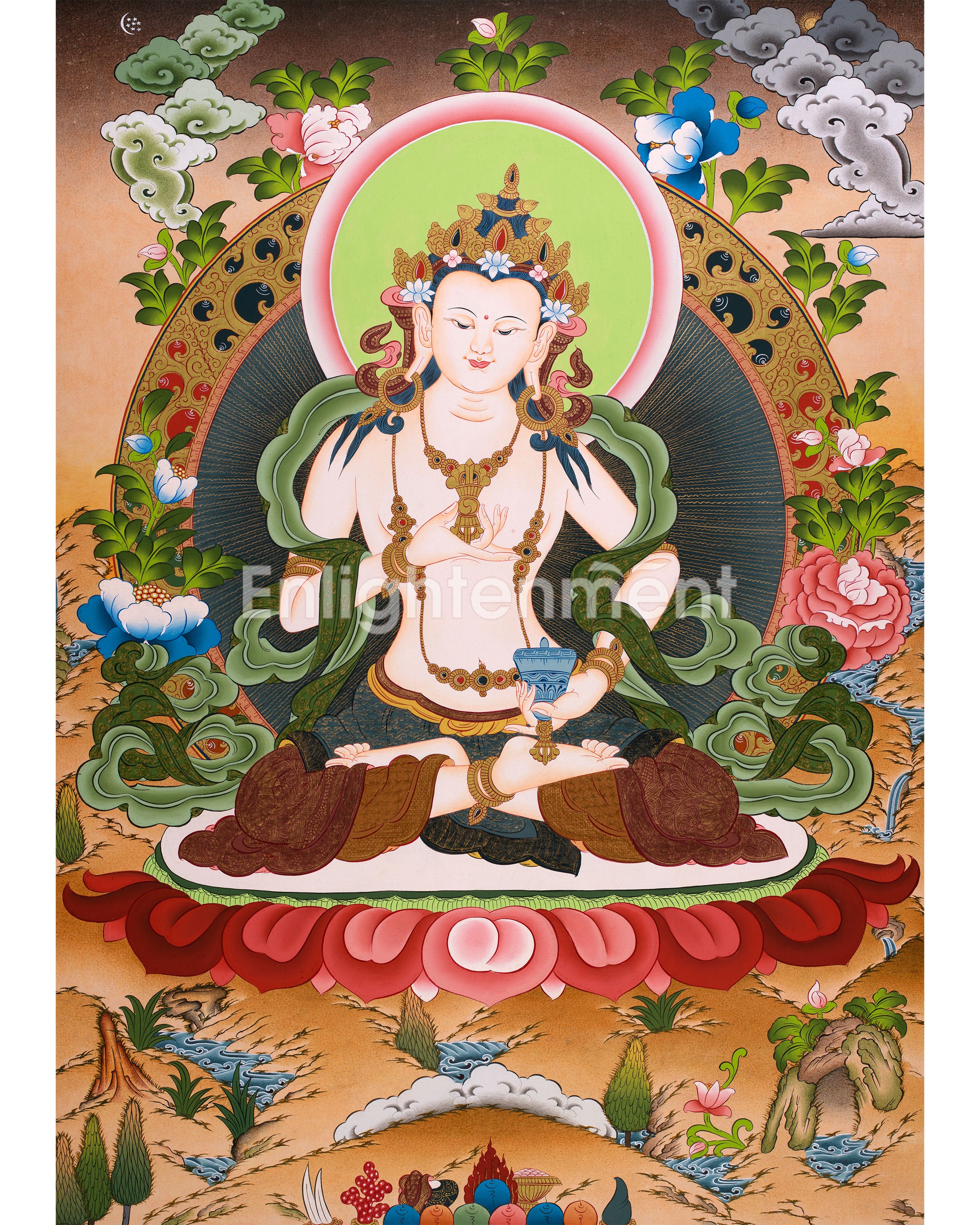 Bodhisattva of Purification, Vajrasattva Thangka | Spiritual Cleansing