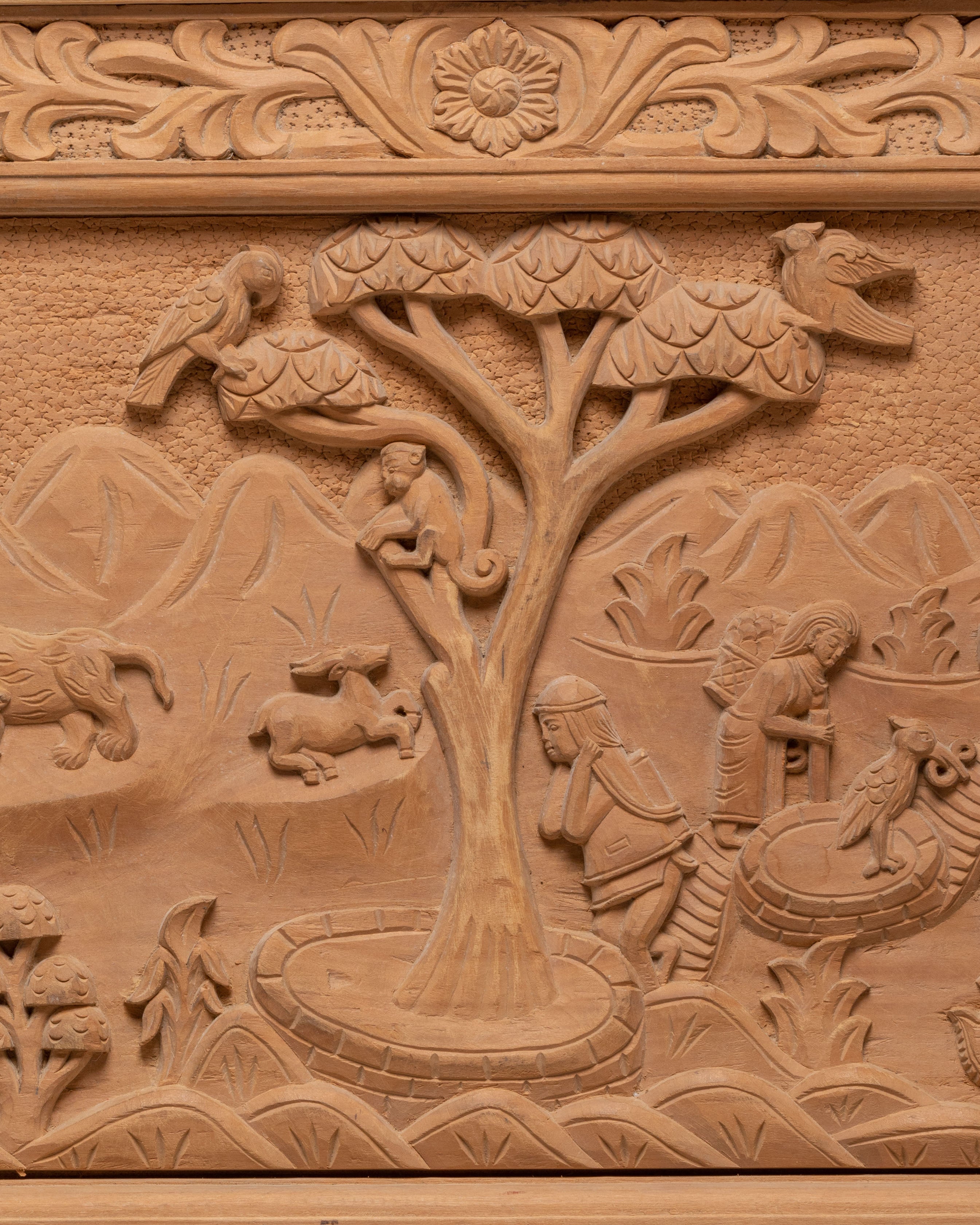 Tibetan Wooden Folding Table | Portable Outdoor Dining Set