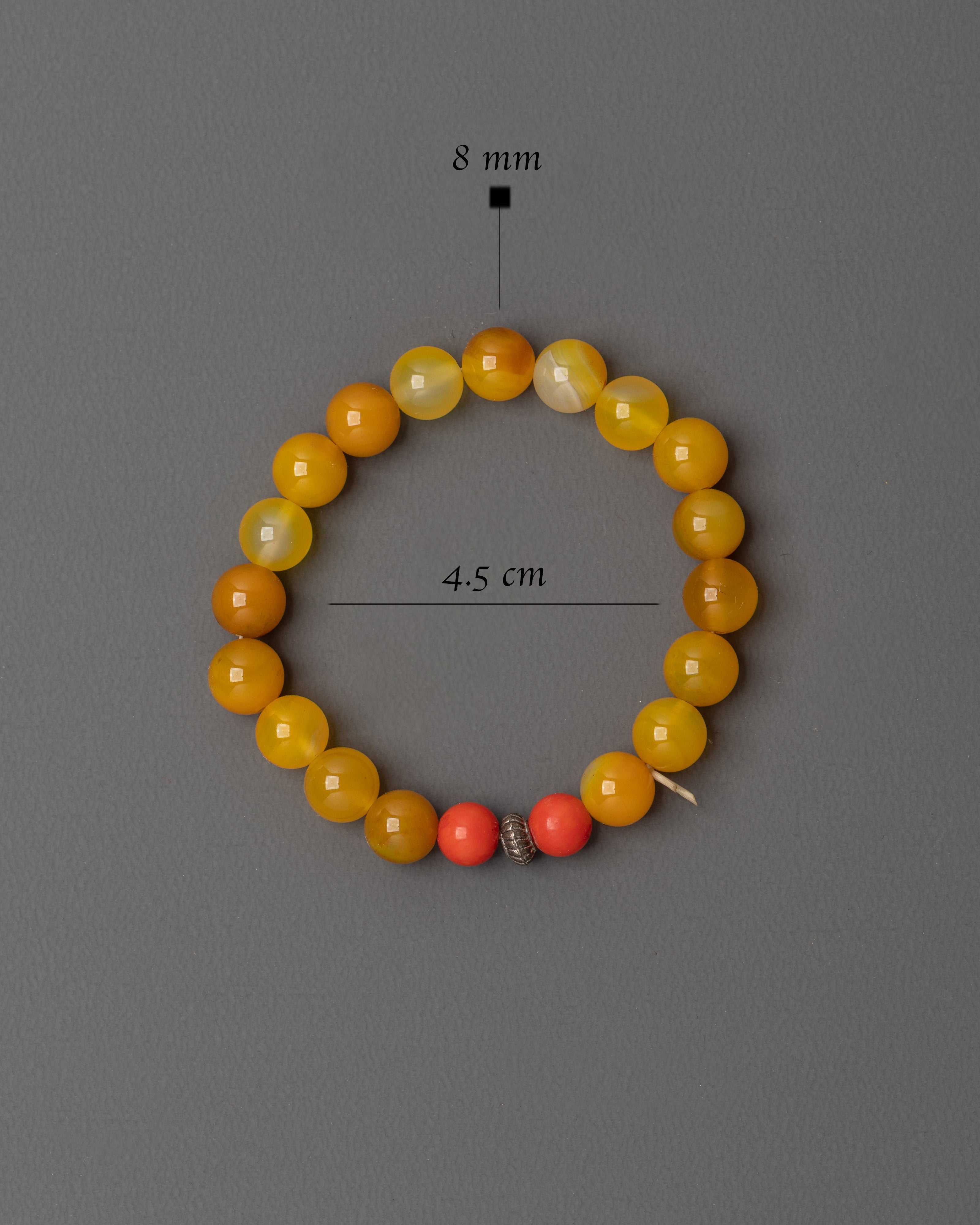 Yellow Beaded Wristband | Hand Accessories