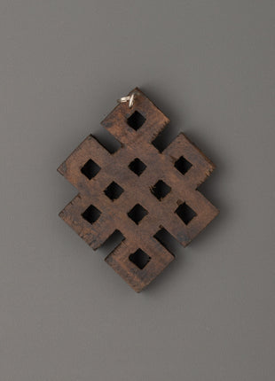 Lapis Lazuli Endless Knot Wall Hanging | Timeless Symbol of Spiritual Wisdom