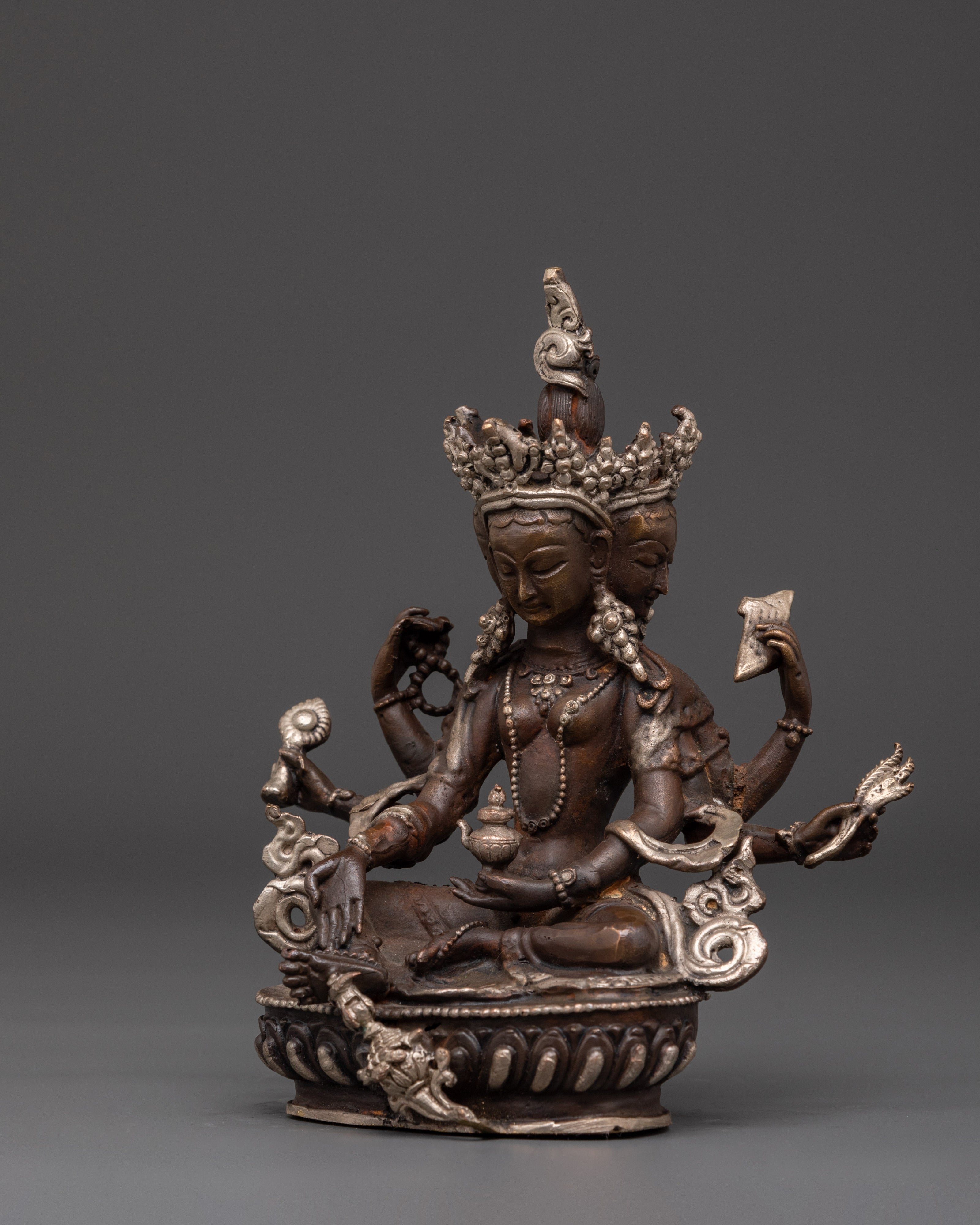 Sacred Wealth Goddess Vasudhara Statue | Buddhist Deity of Prosperity and Abundance