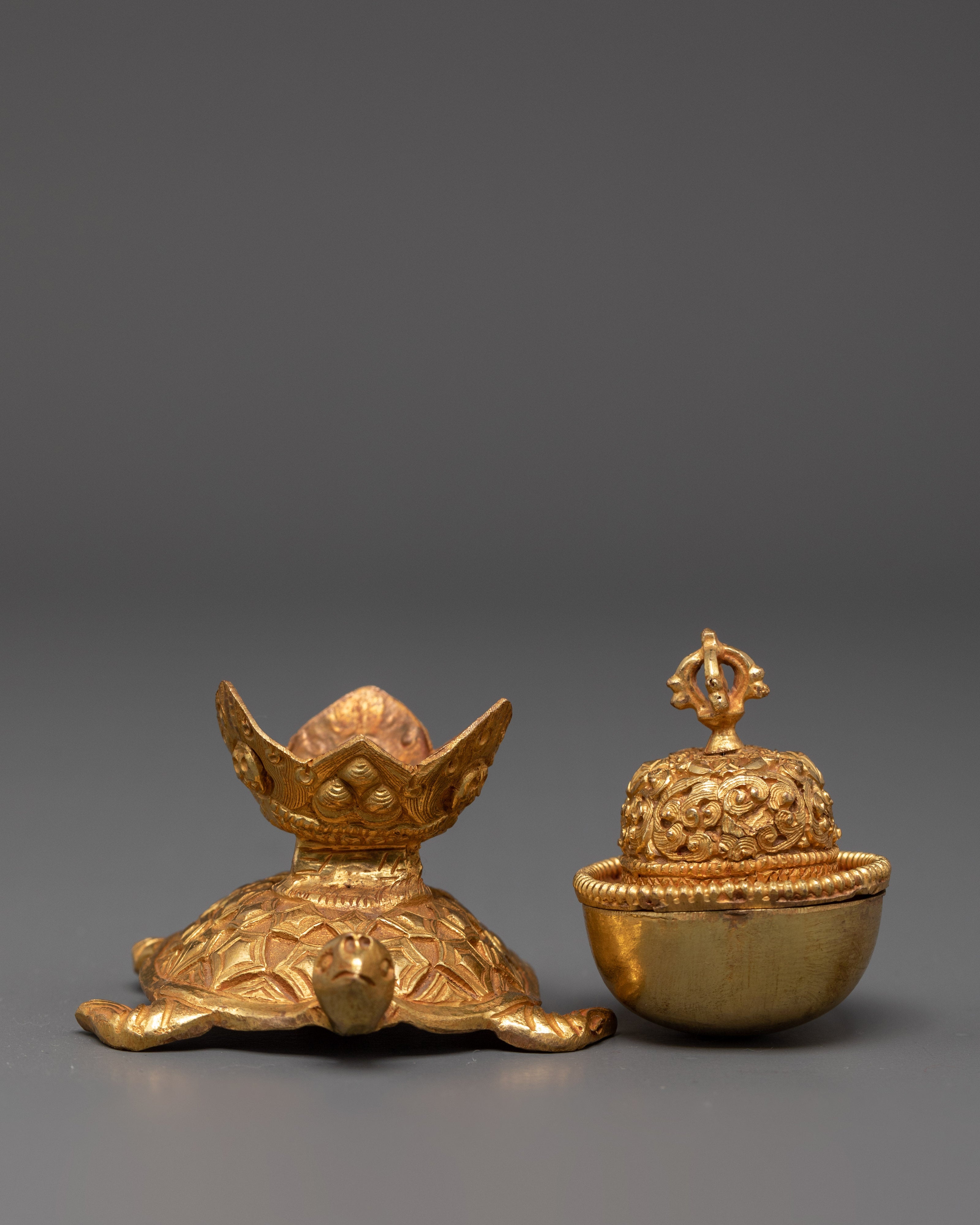 Sacred Kapala Ritual Set | Tibetan Buddhist Offering Set
