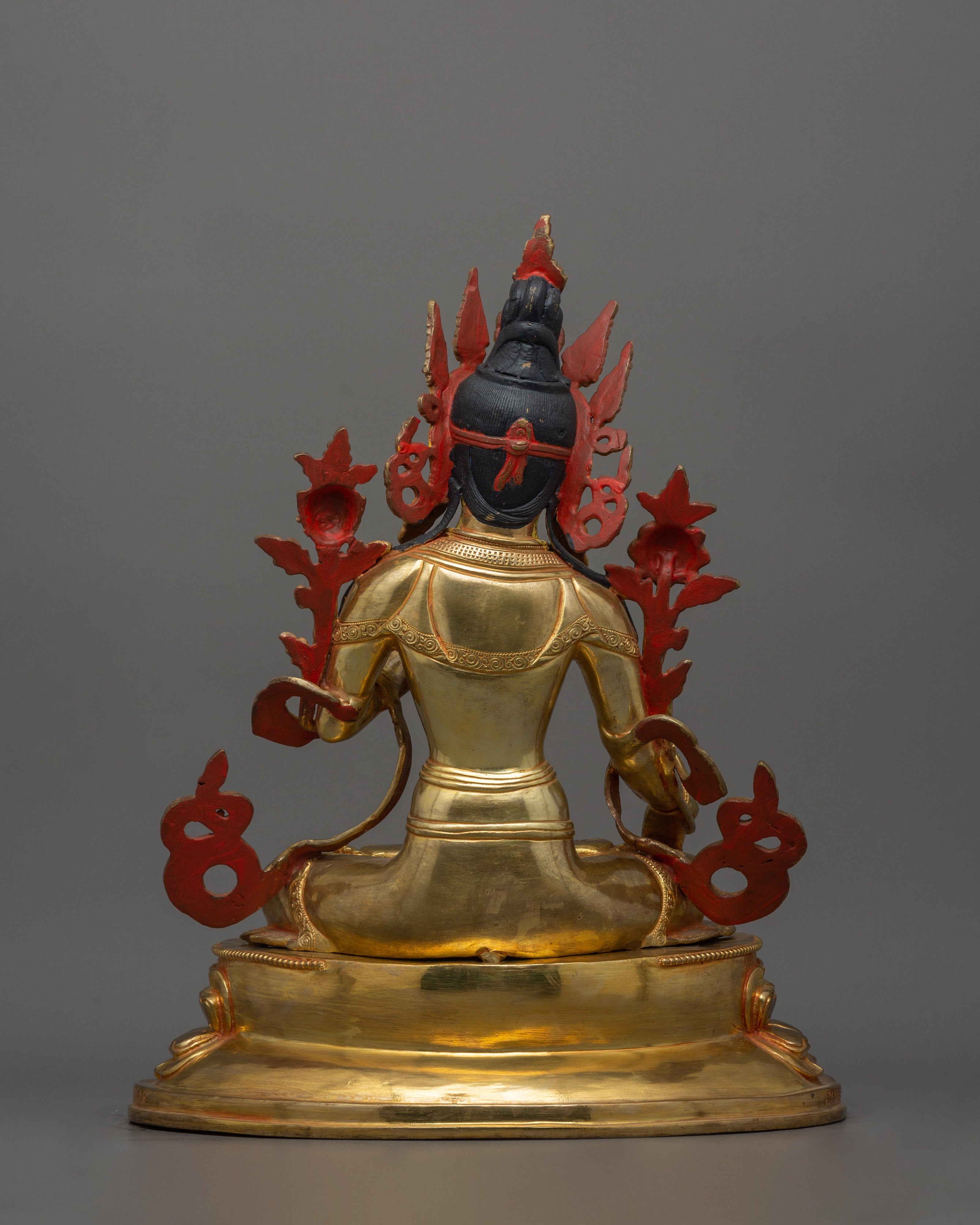 Himalayan Statue of Seven Eyed White Tara | Handcrafted Sita Tara Statue