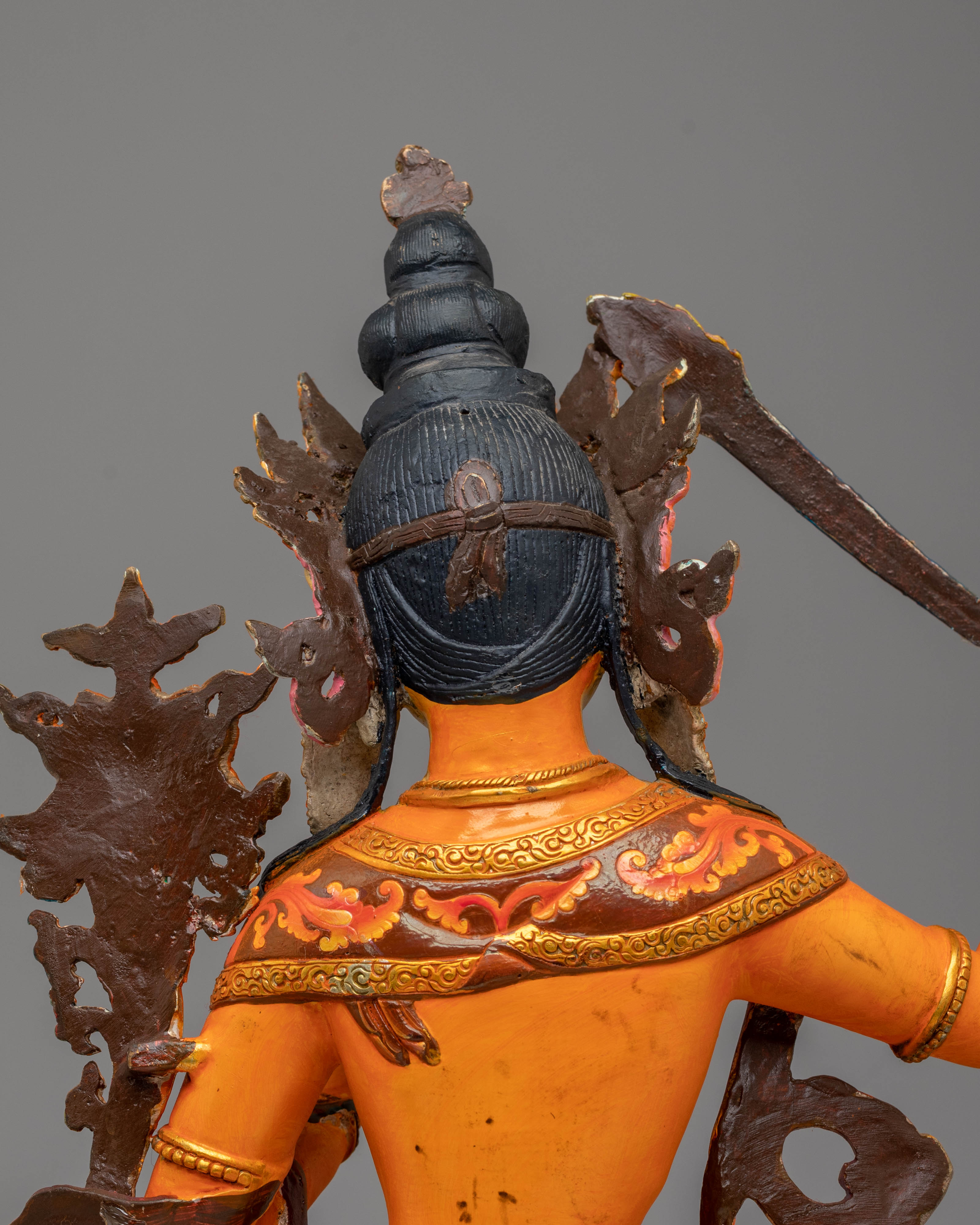 Manjushri Statue with Flaming Sword | Bodhisattva of Wisdom and Knowledge