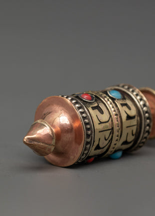 Prayer Wheel Mantra Spinner Tool | Daily Rituals & Spiritual Focus Tool