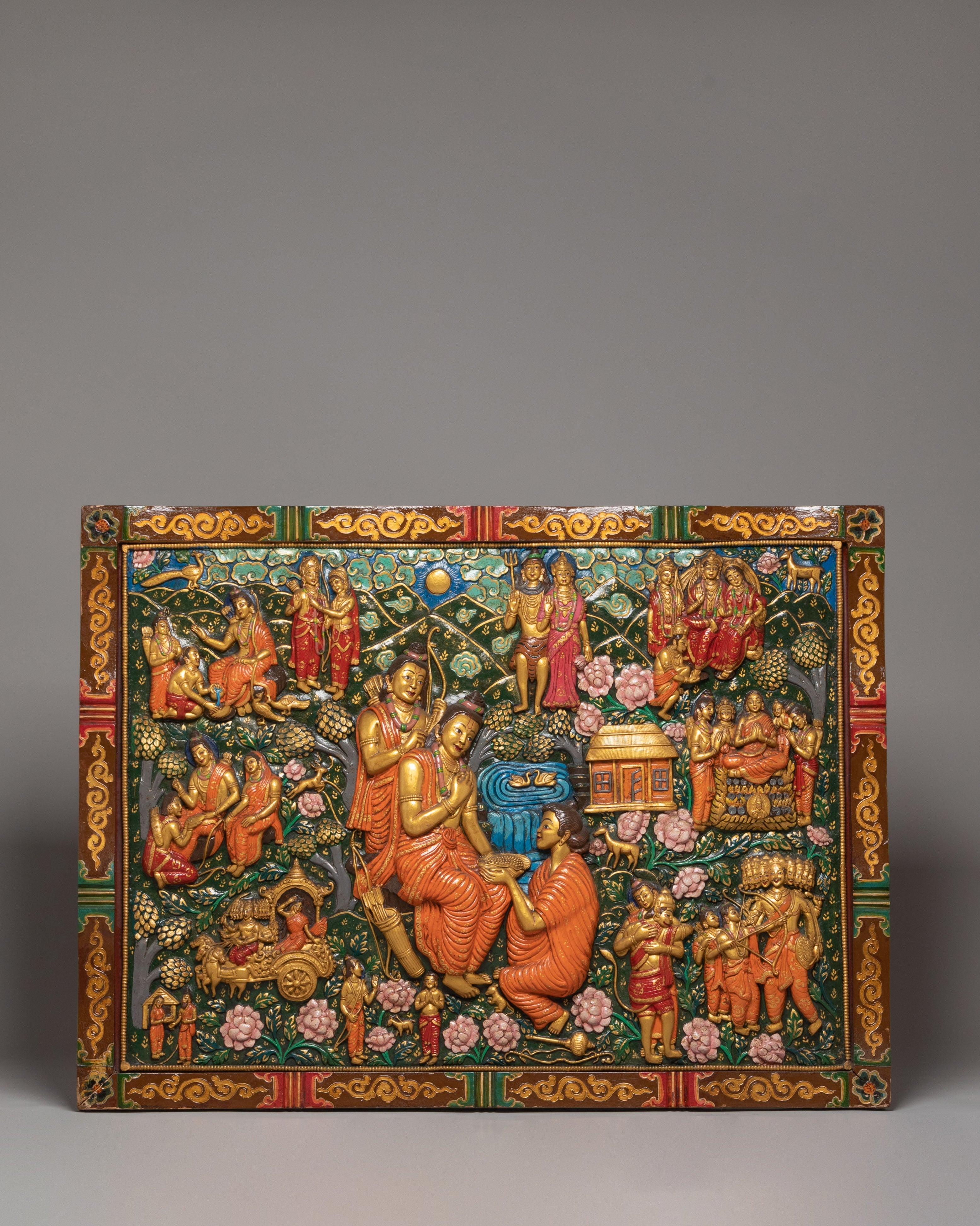 Hindu Deity Set Wall Hanging