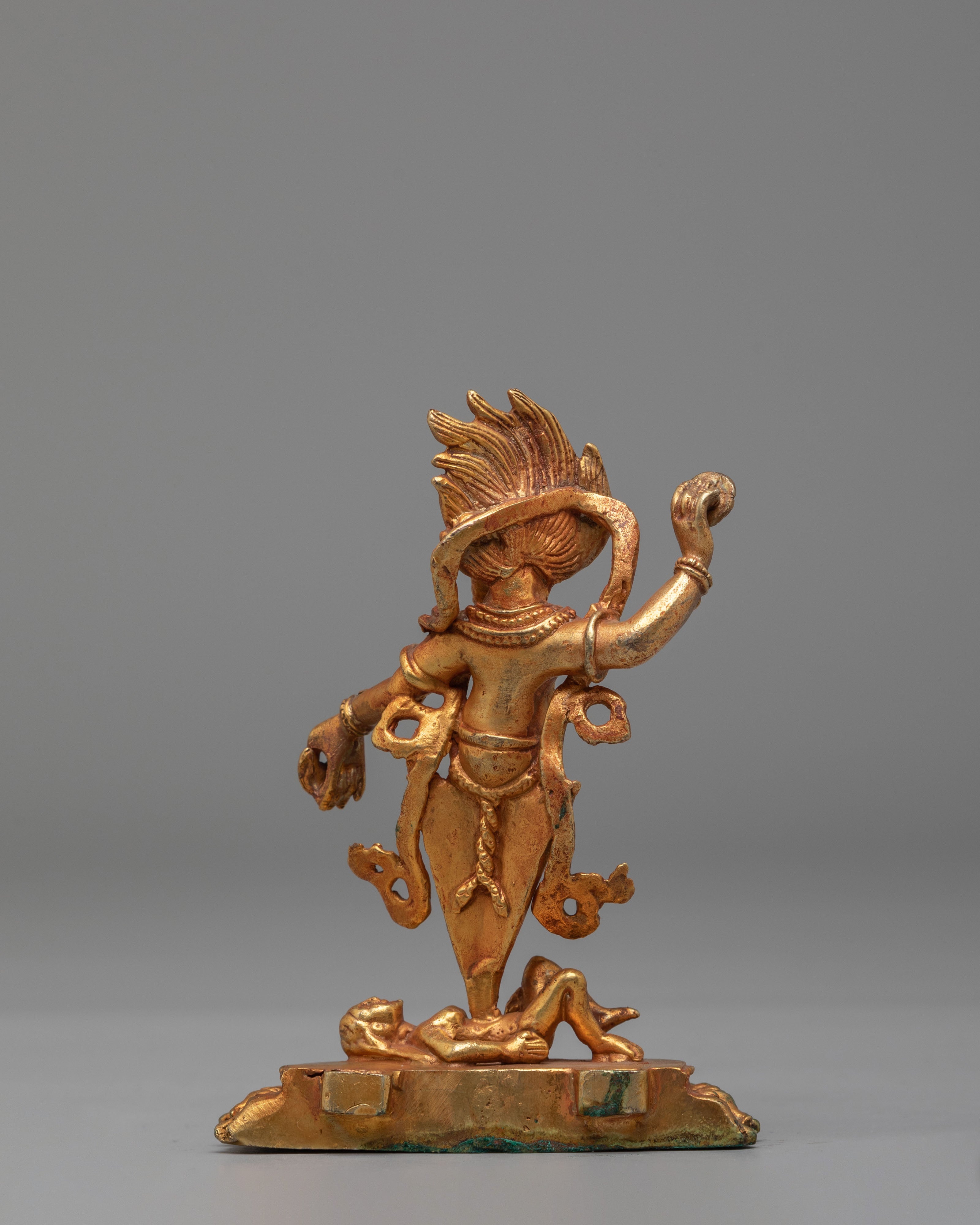Chandra Surya Simha Jogini Statue | Handcrafted Spiritual Sculpture