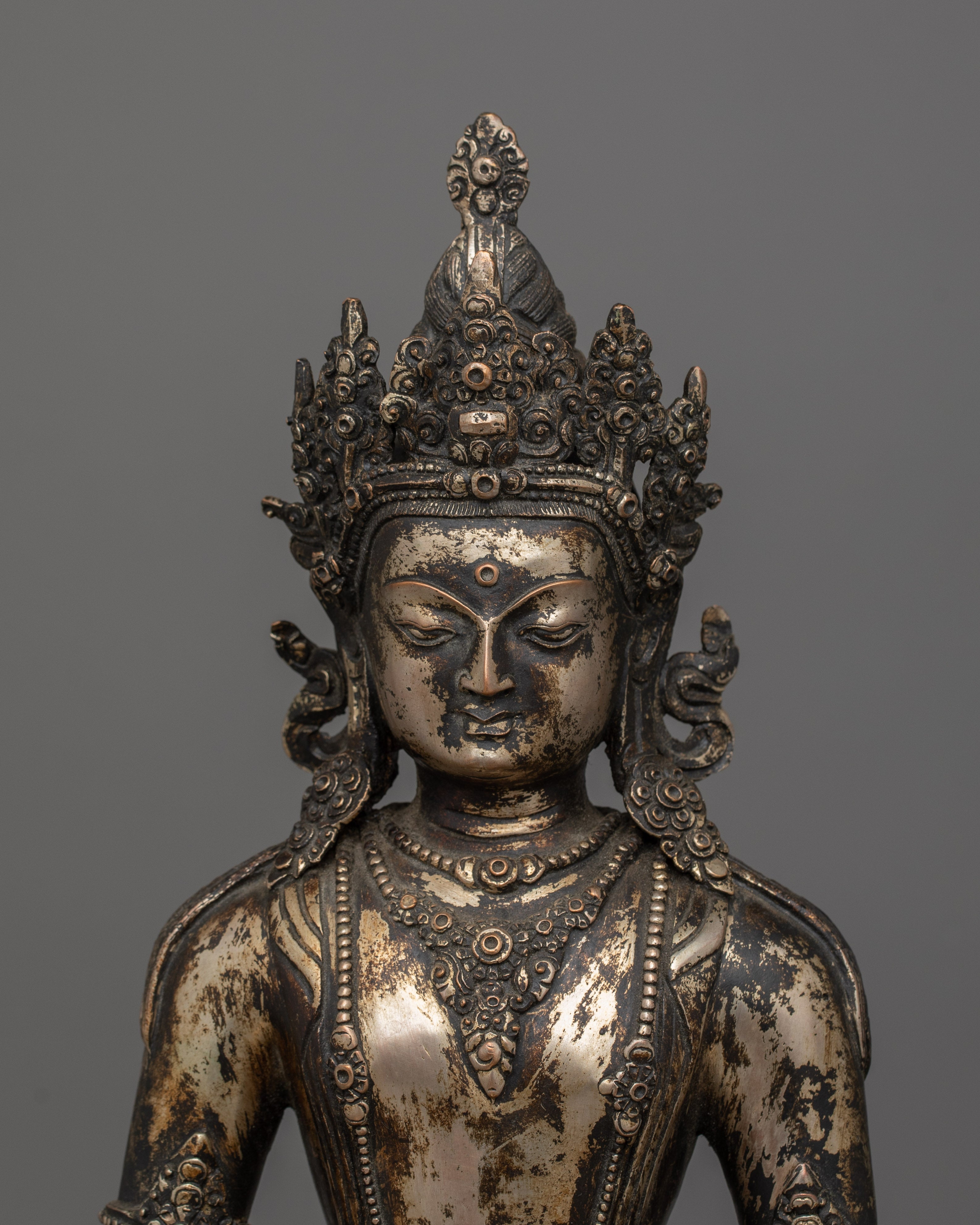 Old Himalayan Treasure Amitabha Buddha Statue | Buddha of Infinite Light