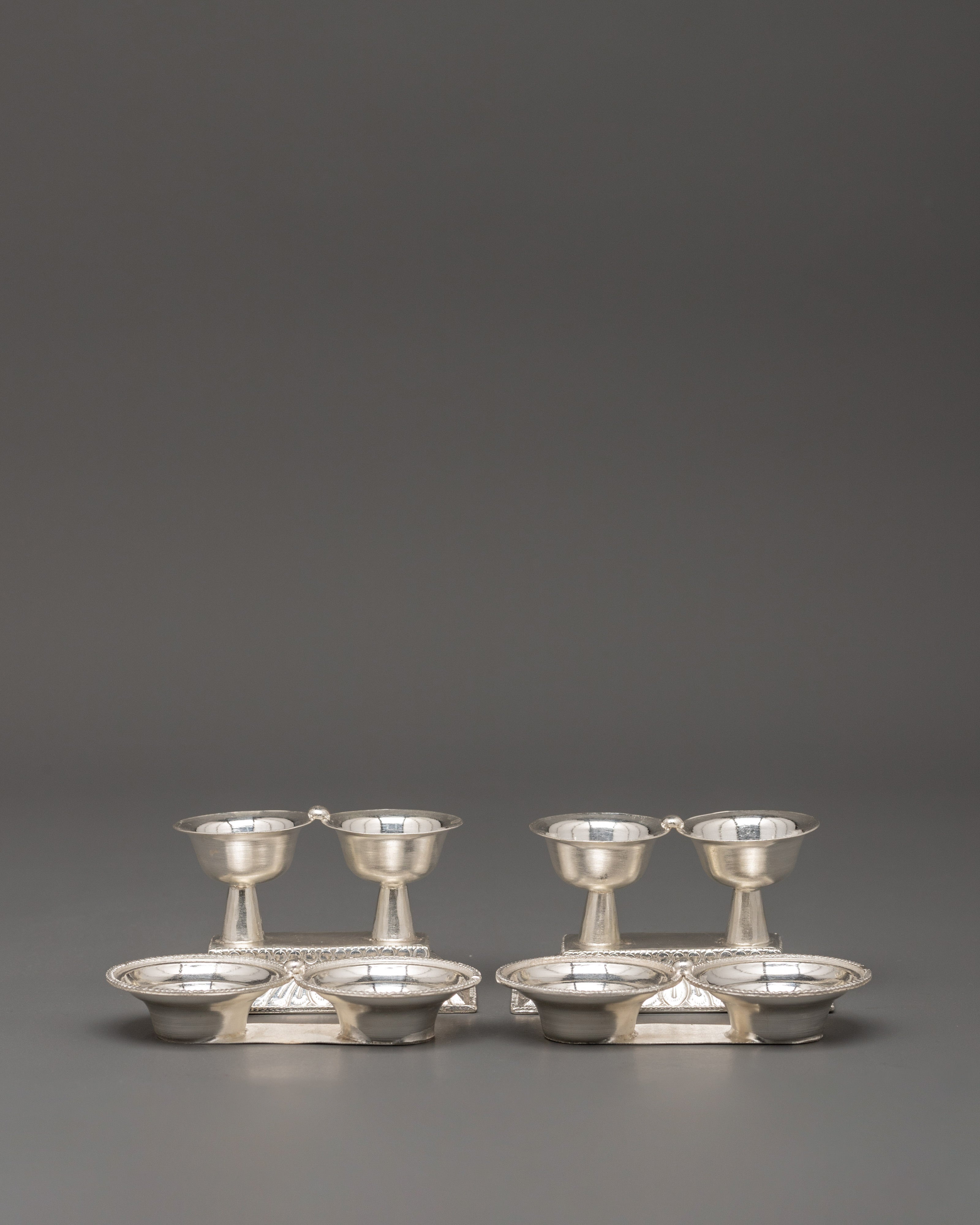Silver Puja Thali Set | Ideal for Altar or Temple Ceremonies