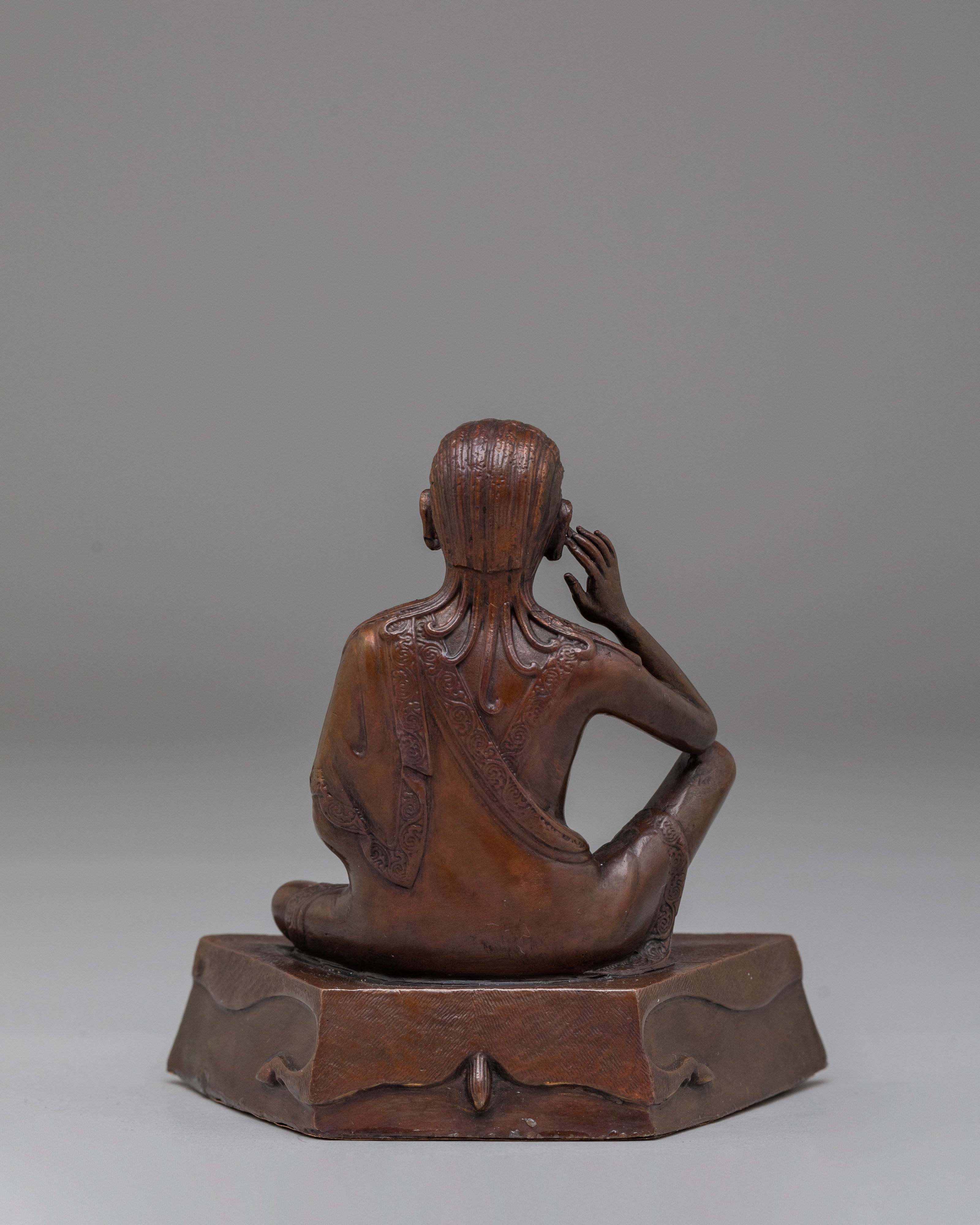 Handmade Milarepa Buddhist Statue | Tibetan Master