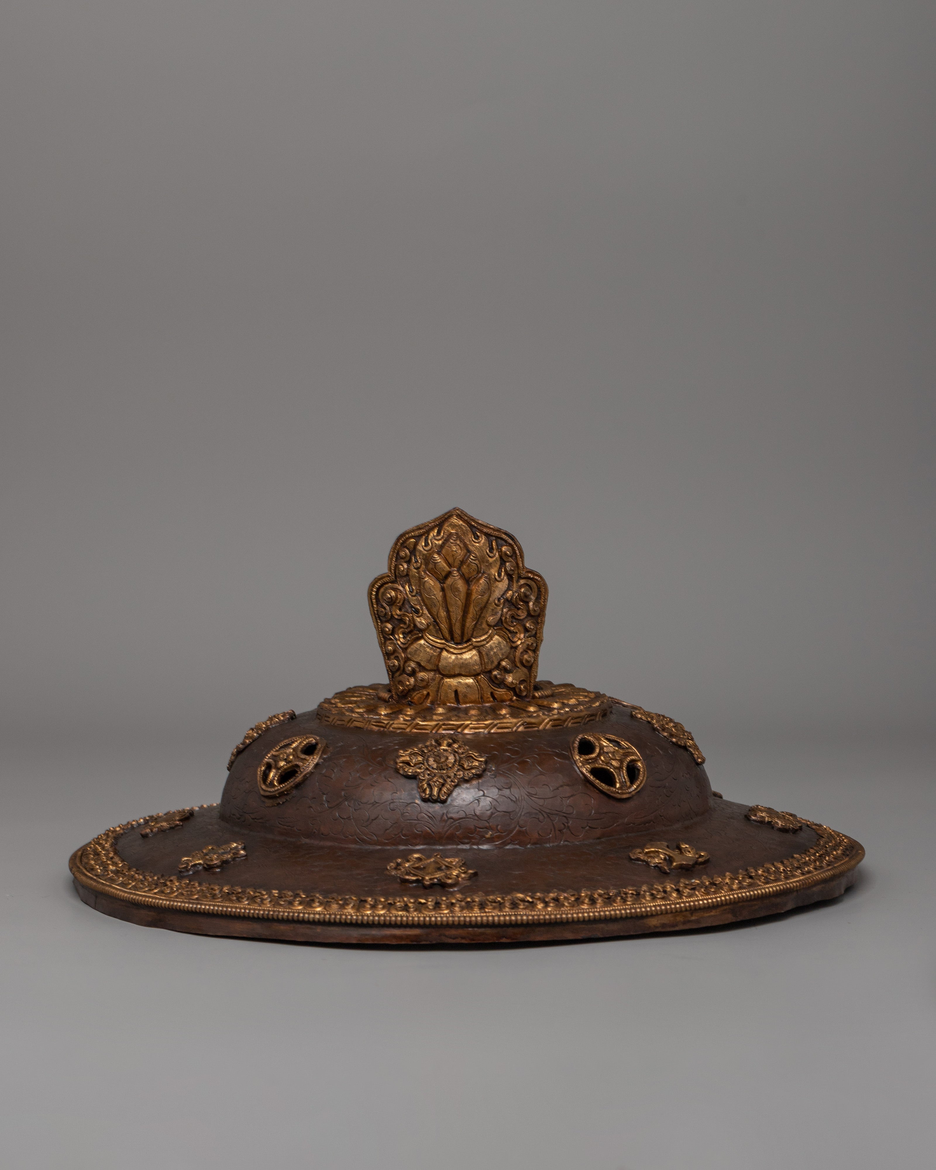 Traditional Tibetan Copper Made Butter Lamp | A Sacred Offering Light