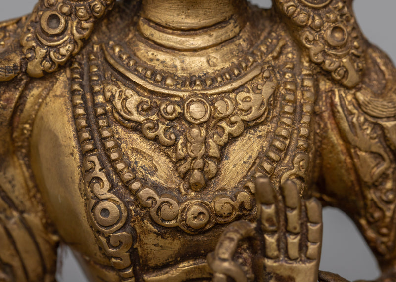 Manjushri Brass Statue | Symbol of Transcendent Wisdom