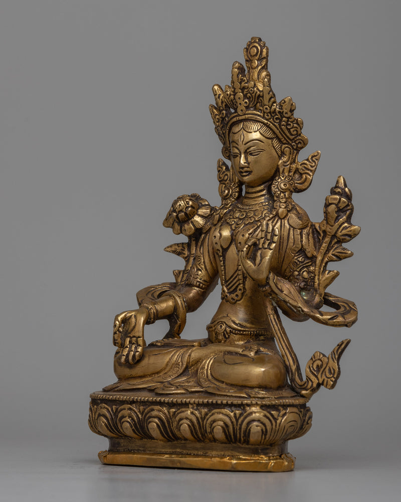 White Tara Goddess Statue | Elevating Your Atmosphere and Invoking Blessings of Peace