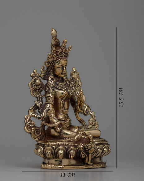 Green Tara Deity Statue | Radiate Compassion and Spiritual Illuminatio