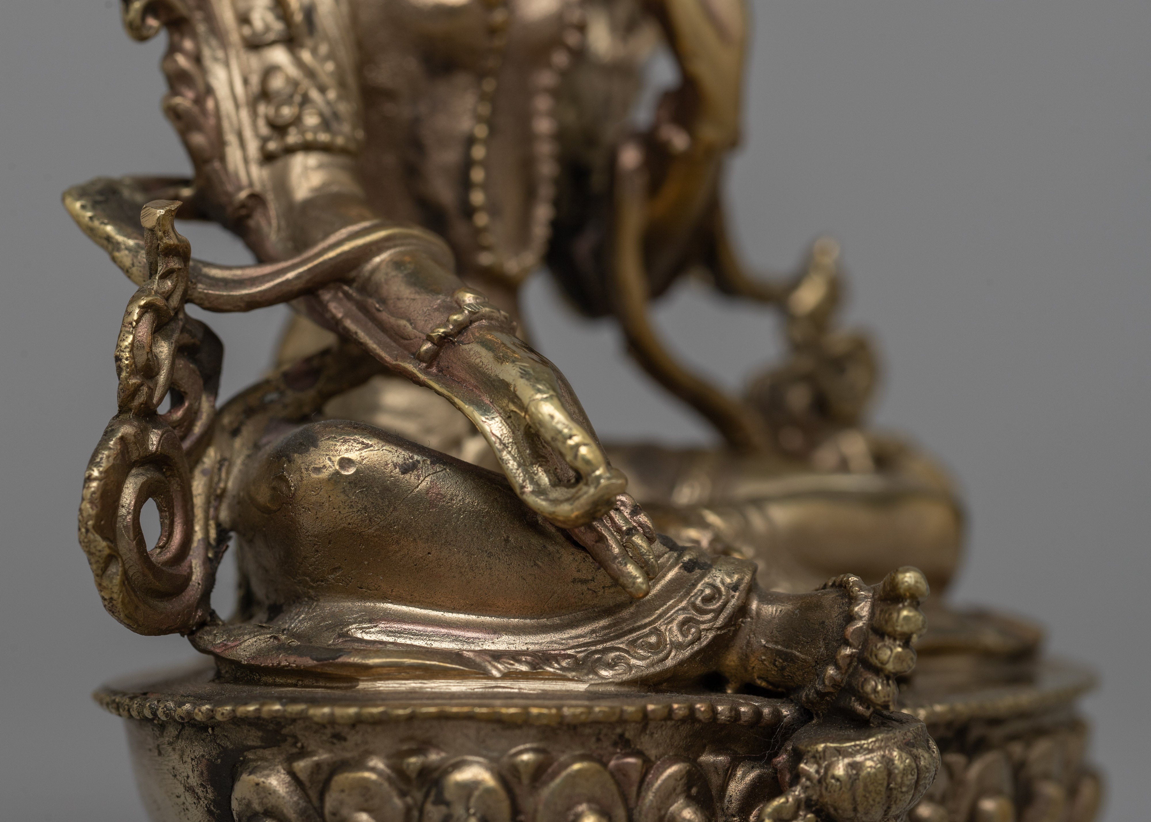 Green Tara Tibetan Statue | Embodying Compassion and Spiritual Grace