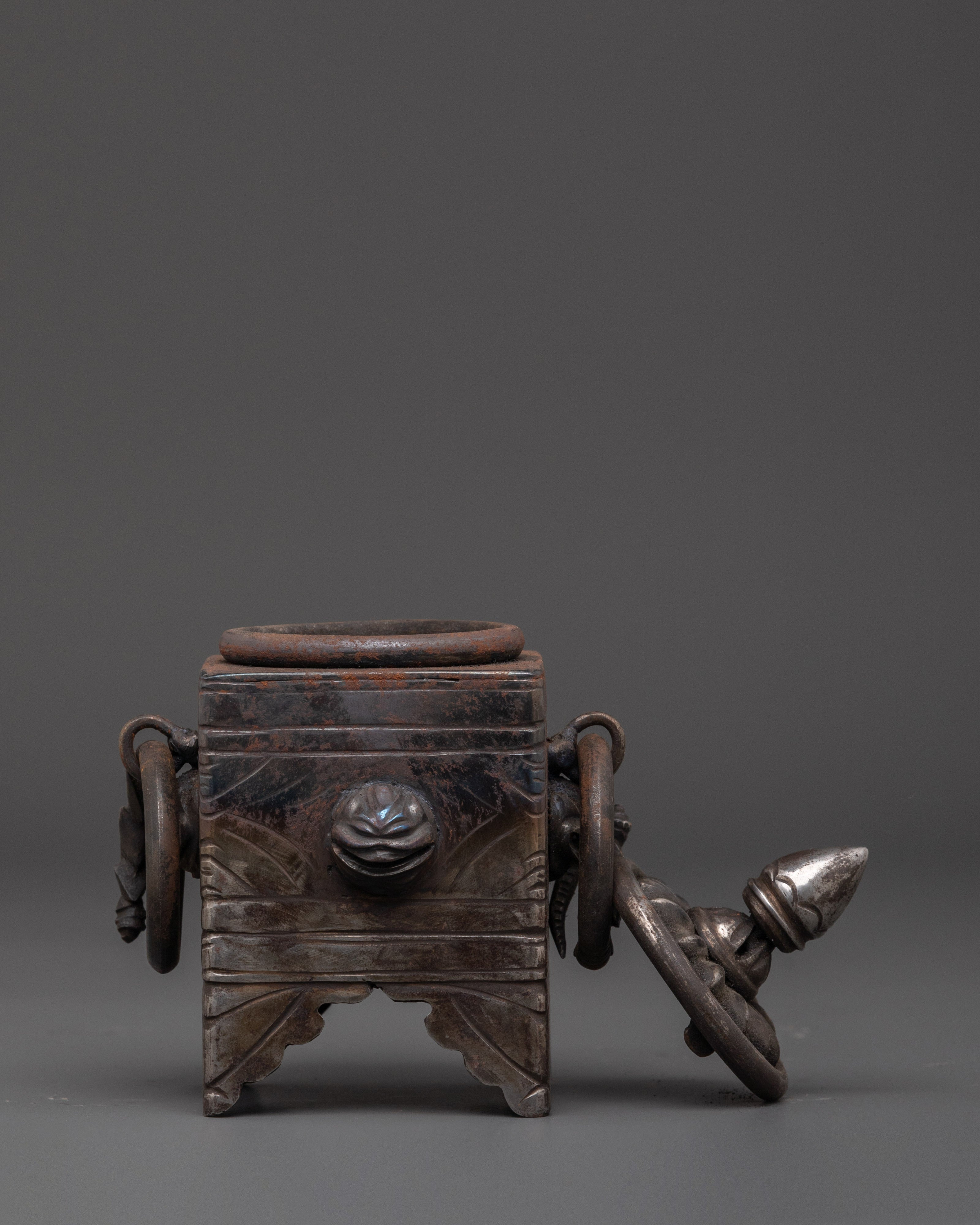 Handcrafted Tibetan Incense Burner  | Ritual Burner for Meditation