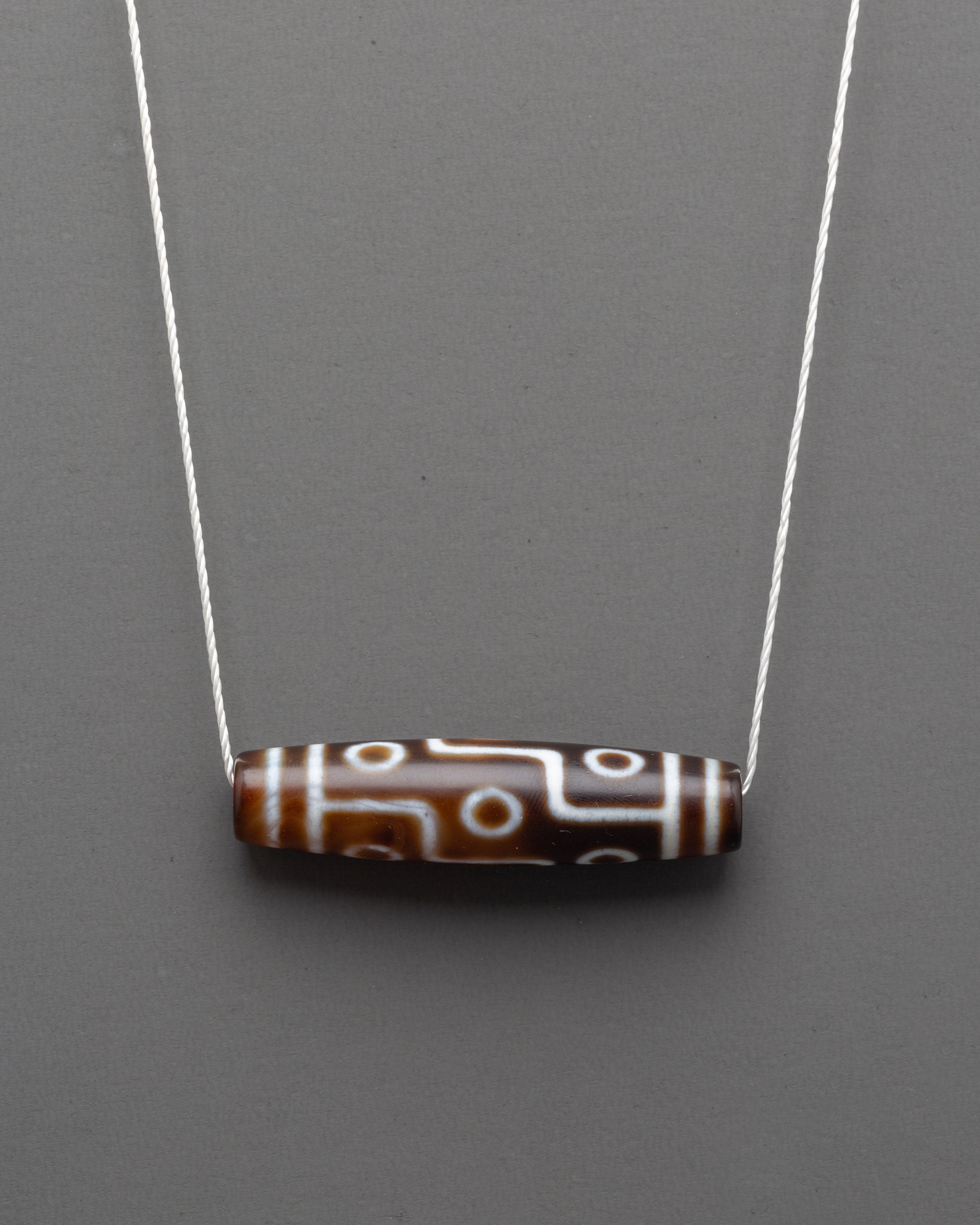Handmade Tibetan Dzi Bead Locket | Buddhist Spiritual Pendant