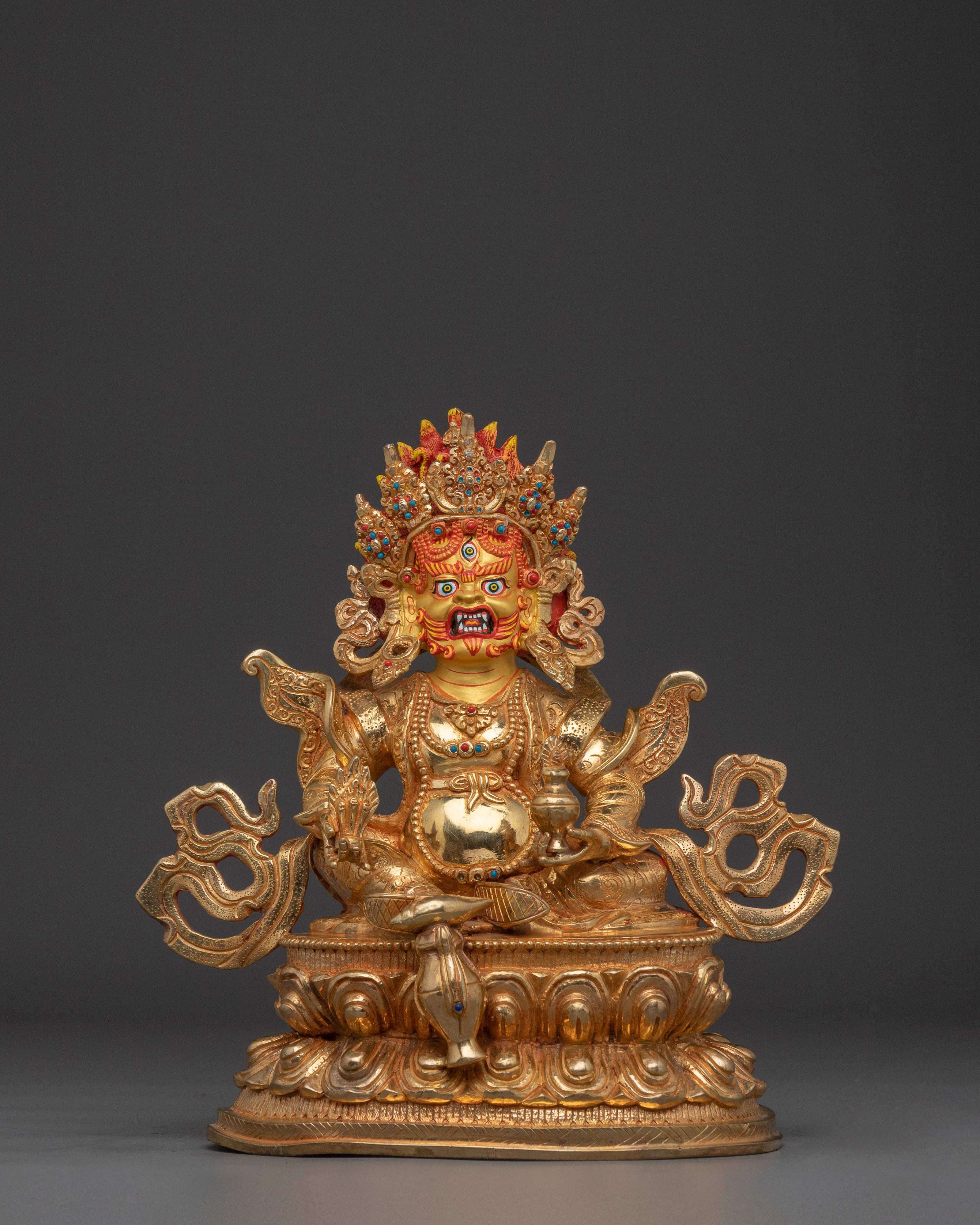 Dzambhala – Embodiment of Prosperity Statue | Tibetan Wealth Deity