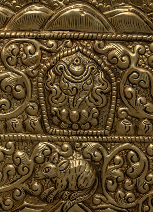 Auspicious Tibetan Calendar Brass Wall Hanging | Bring Auspiciousness to Your Home