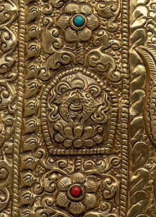 Auspicious Tibetan Calendar Brass Wall Hanging | Bring Auspiciousness to Your Home