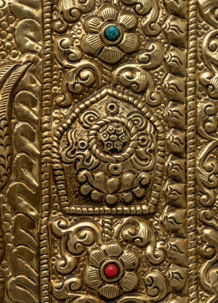 Auspicious Tibetan Calendar Brass Wall Hanging | Bring Auspiciousness to Your Home