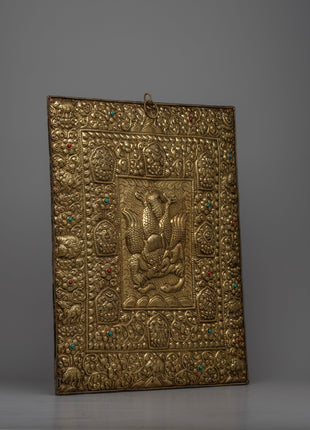 Auspicious Tibetan Calendar Brass Wall Hanging | Bring Auspiciousness to Your Home