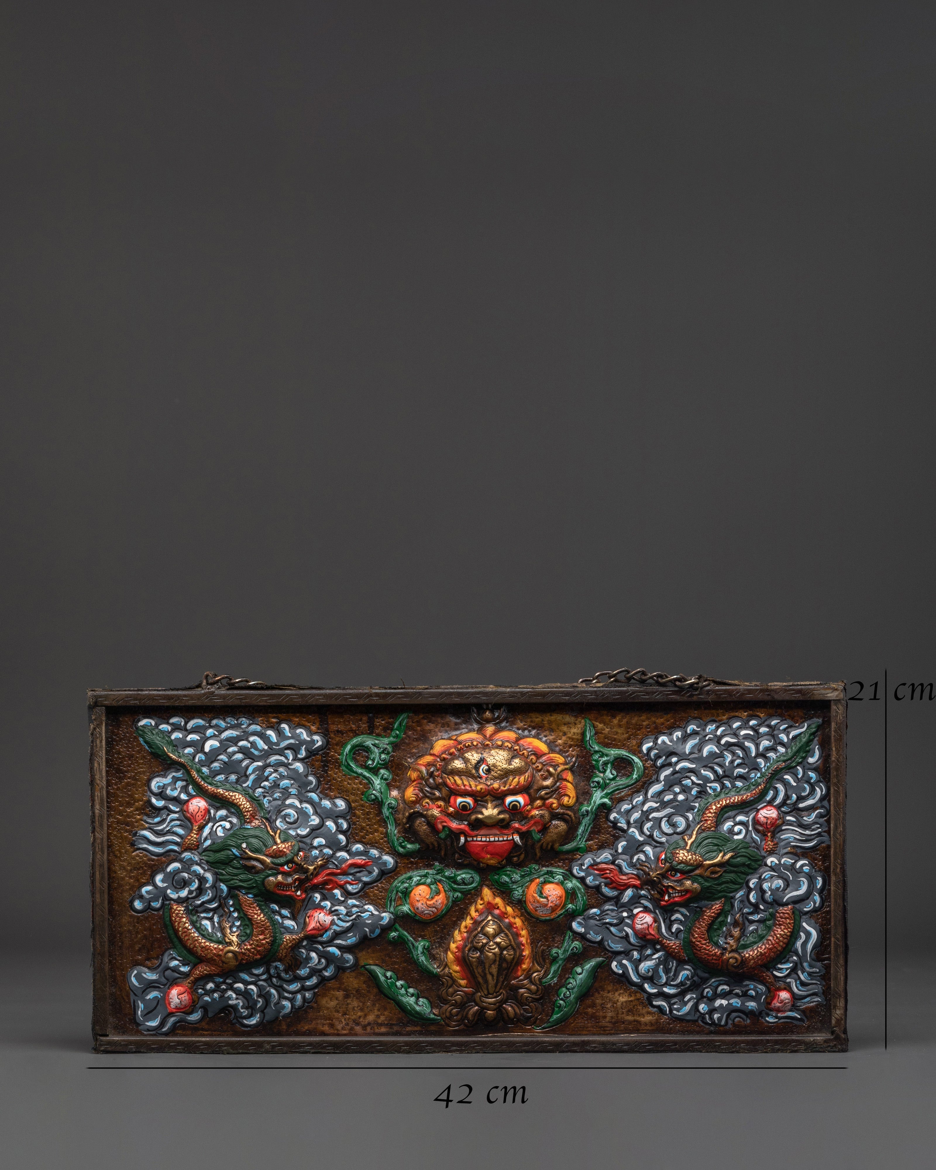 Handcrafted Sacred Wall Hanging | Tibetan Ritual Home Decor