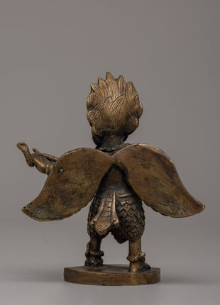 Majestic Bronze Garuda Statue | Handcrafted Spiritual Altar Decor