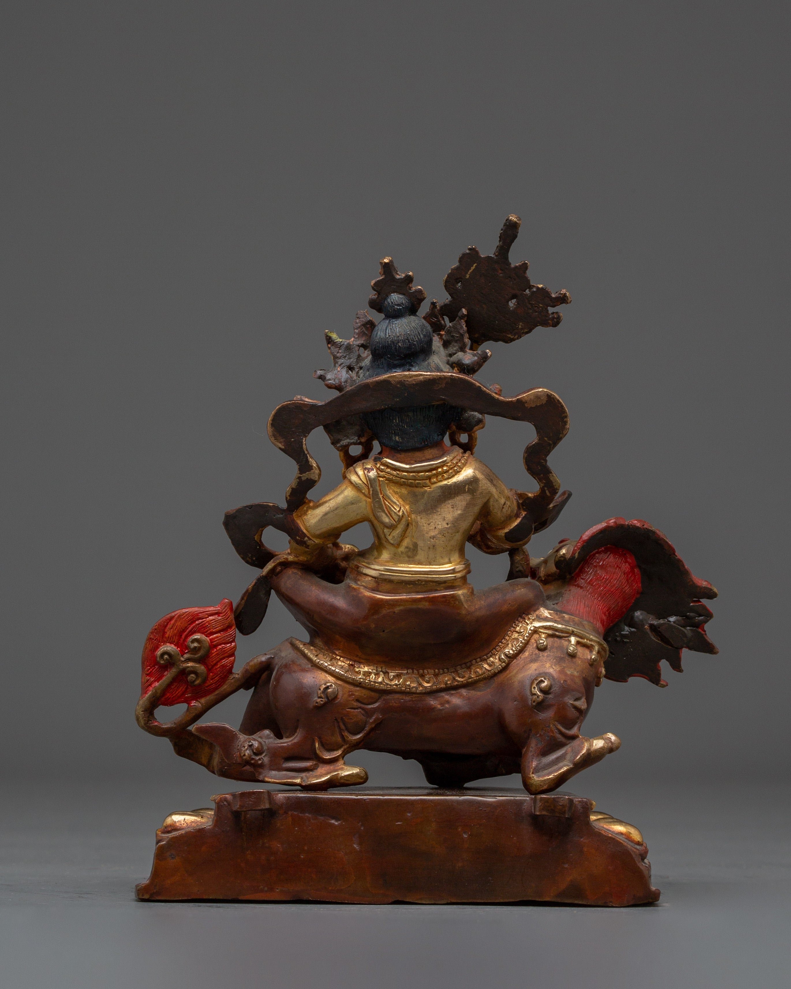 Gold-Plated Namtoshe | Tibetan Guardian of Wealth