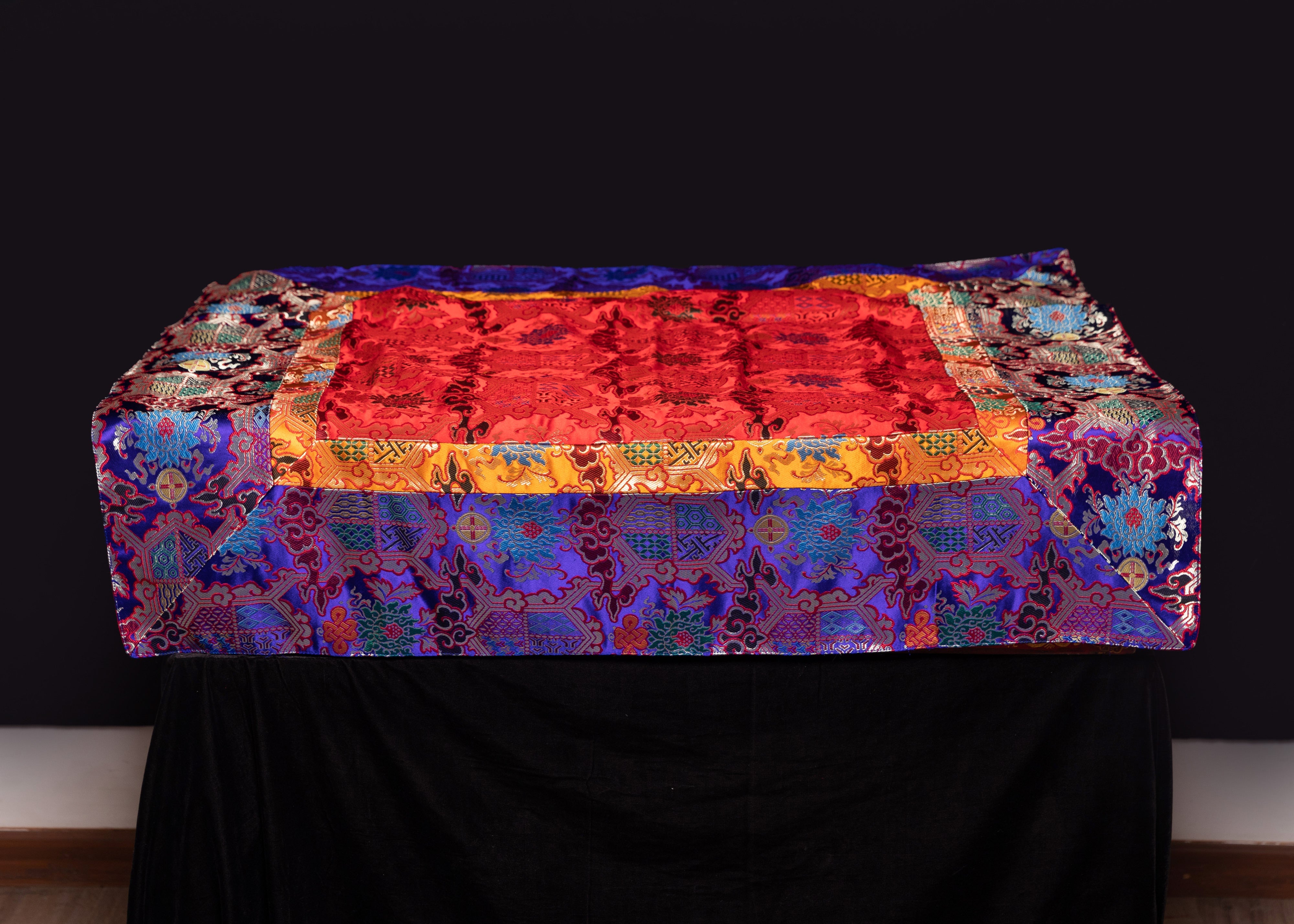 Tibetan Table Cloth | Spiritual Altar & Home Decor