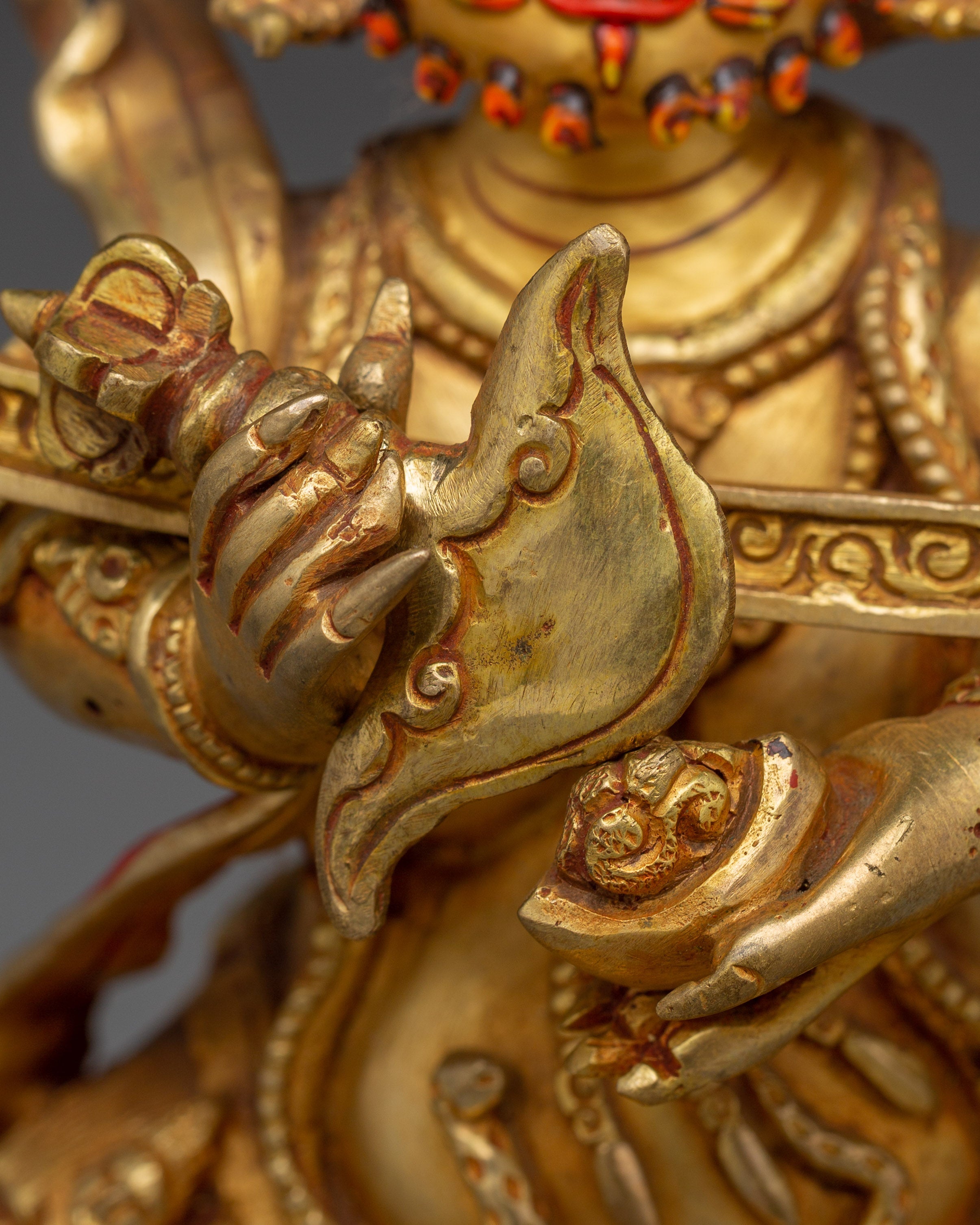 Sacred Statue of Sakya Mahakala | Tibetan Buddhist Dharma Protector