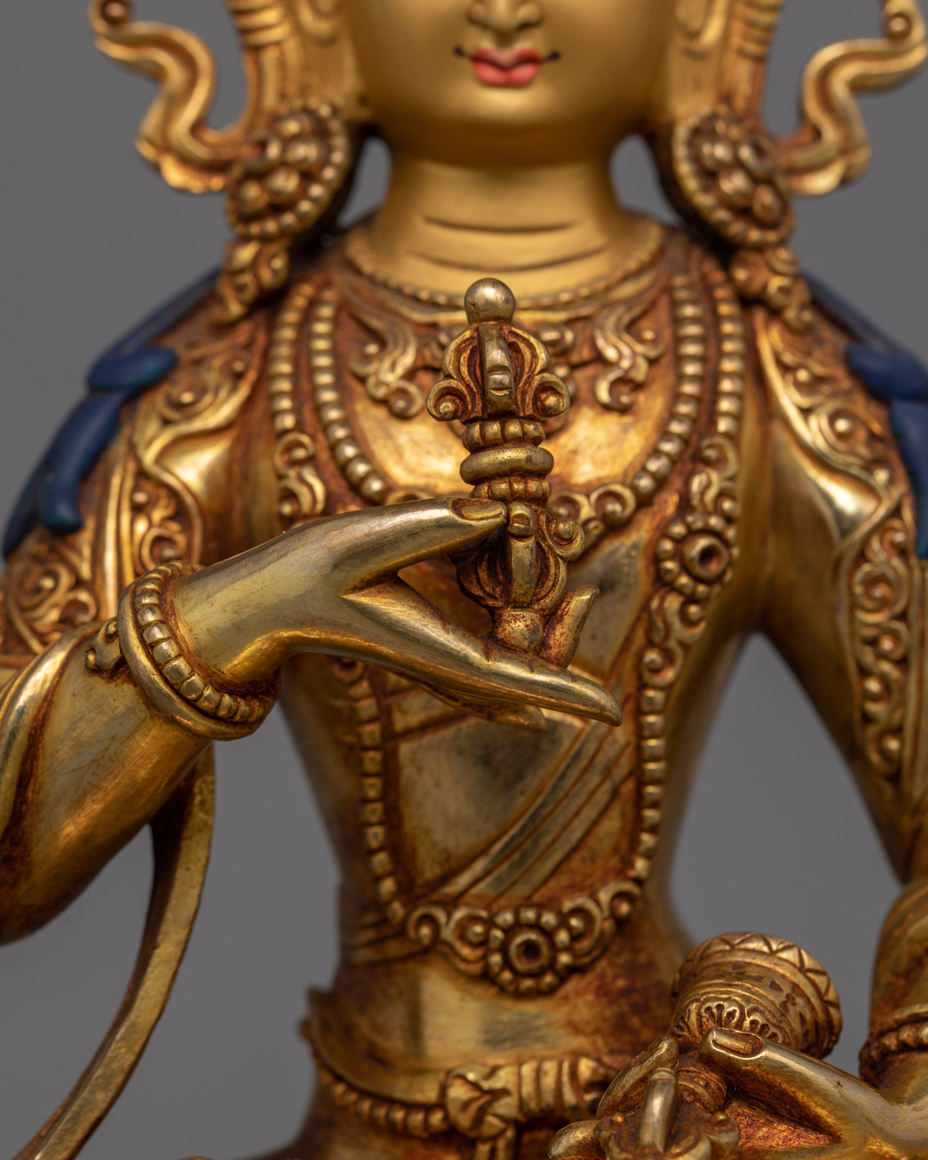 Handcrafted Vajrasattva Buddhist Sculpture | Deity of Purification