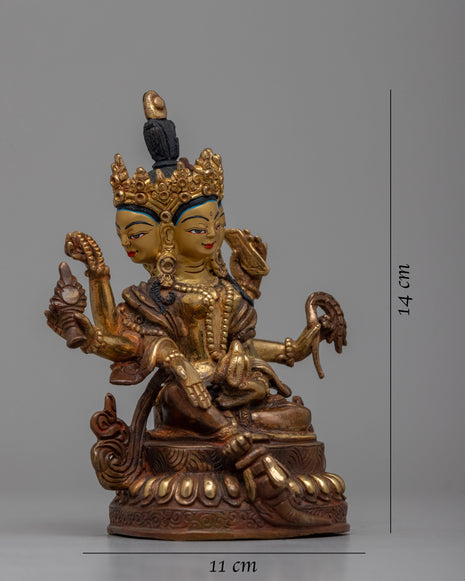 Hand-made Vasudhara Statue | Symbol of Wealth and Abundance