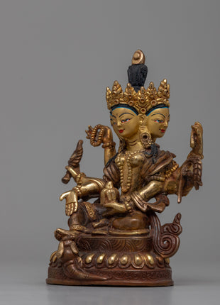 Hand-made Vasudhara Statue | Symbol of Wealth and Abundance