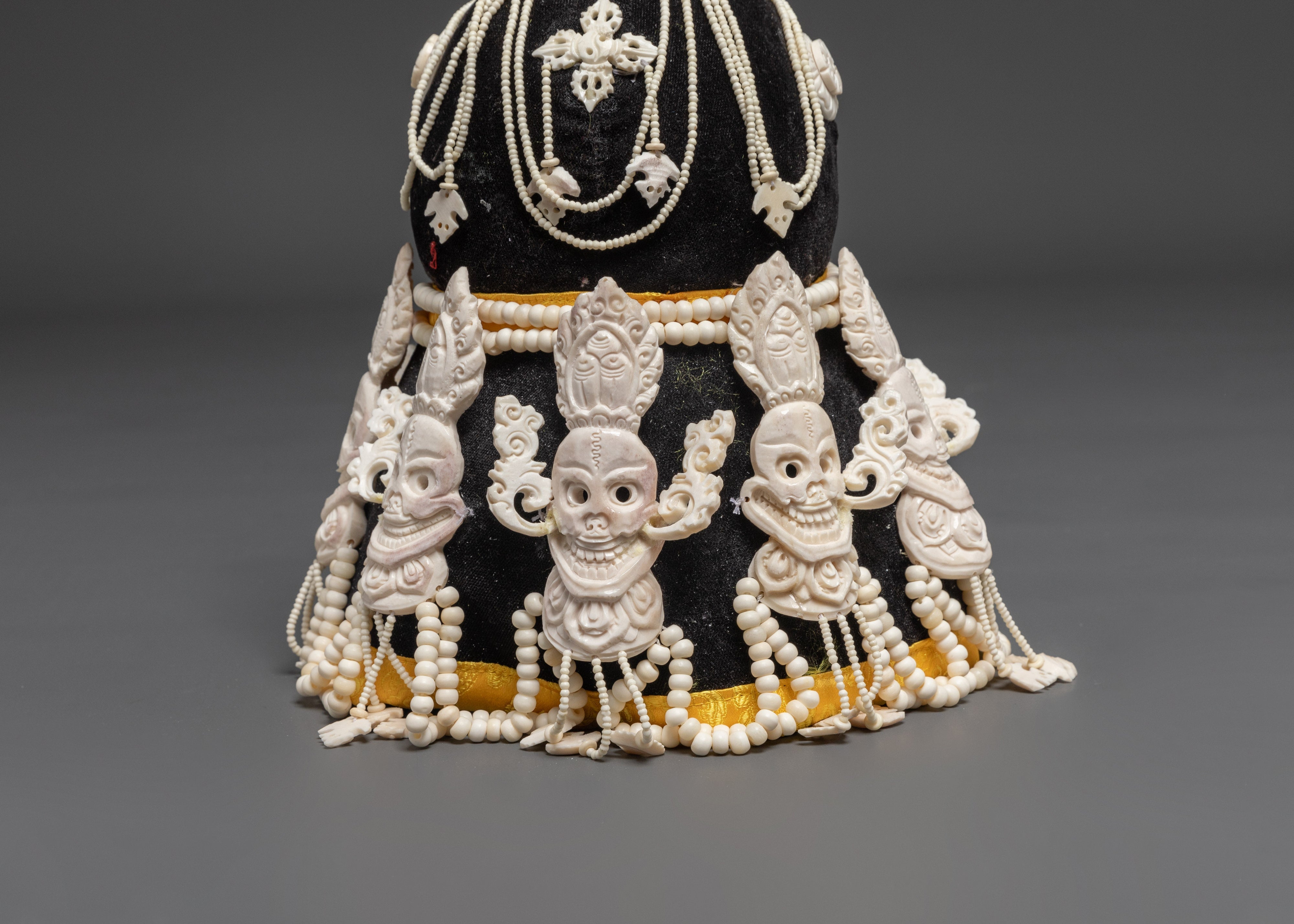 Handmade Tantric Ritual Bone Set | Tibetan Buddhist Ritual Art