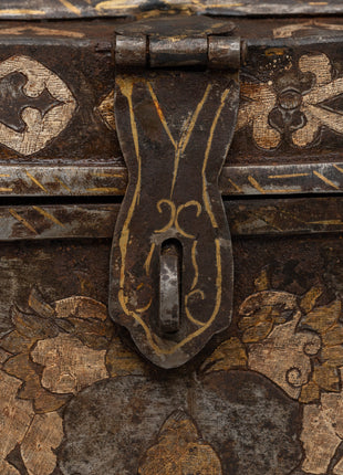 Silver-Plated Tibetan Treasure Box | Sacred Artifact Storage