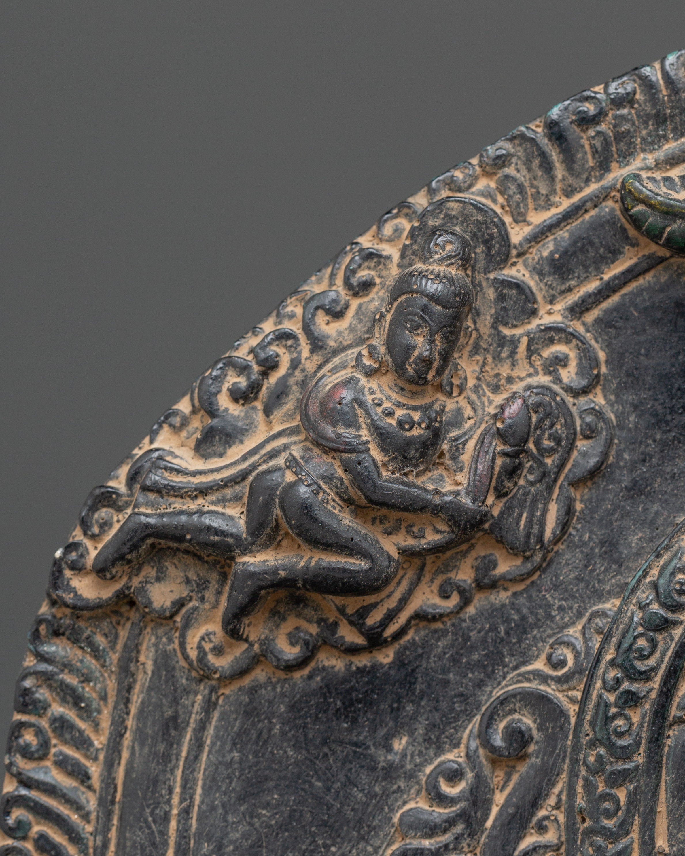 Shakyamuni Buddha on Throne Statue | Spiritual Home Decor