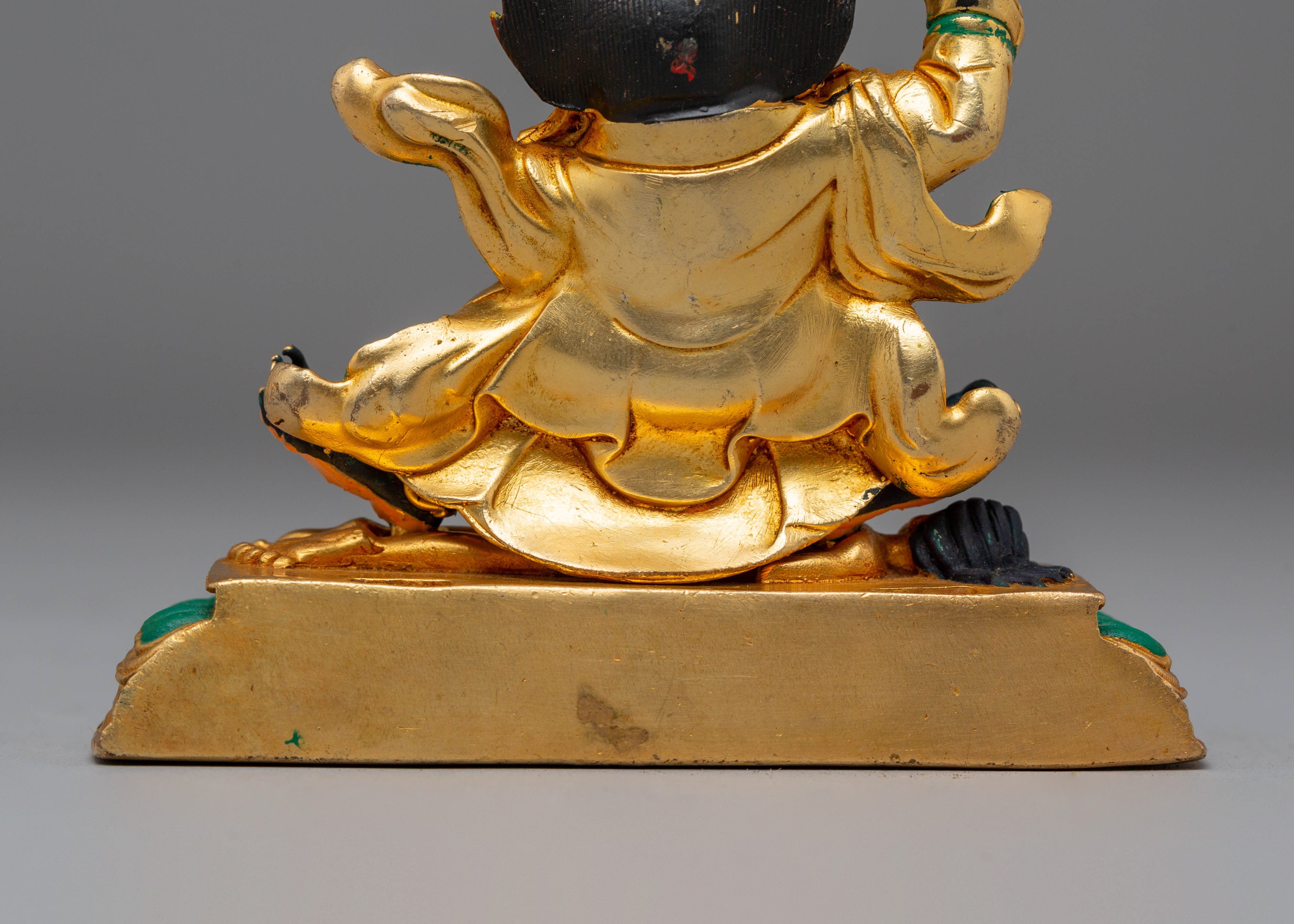 Handcrafted Mahakala Bernagchen Sculpture | Buddhist Shrine Decor