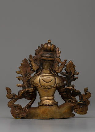 Handcarved Goddess Green Tara Figure | The Mother of Liberation