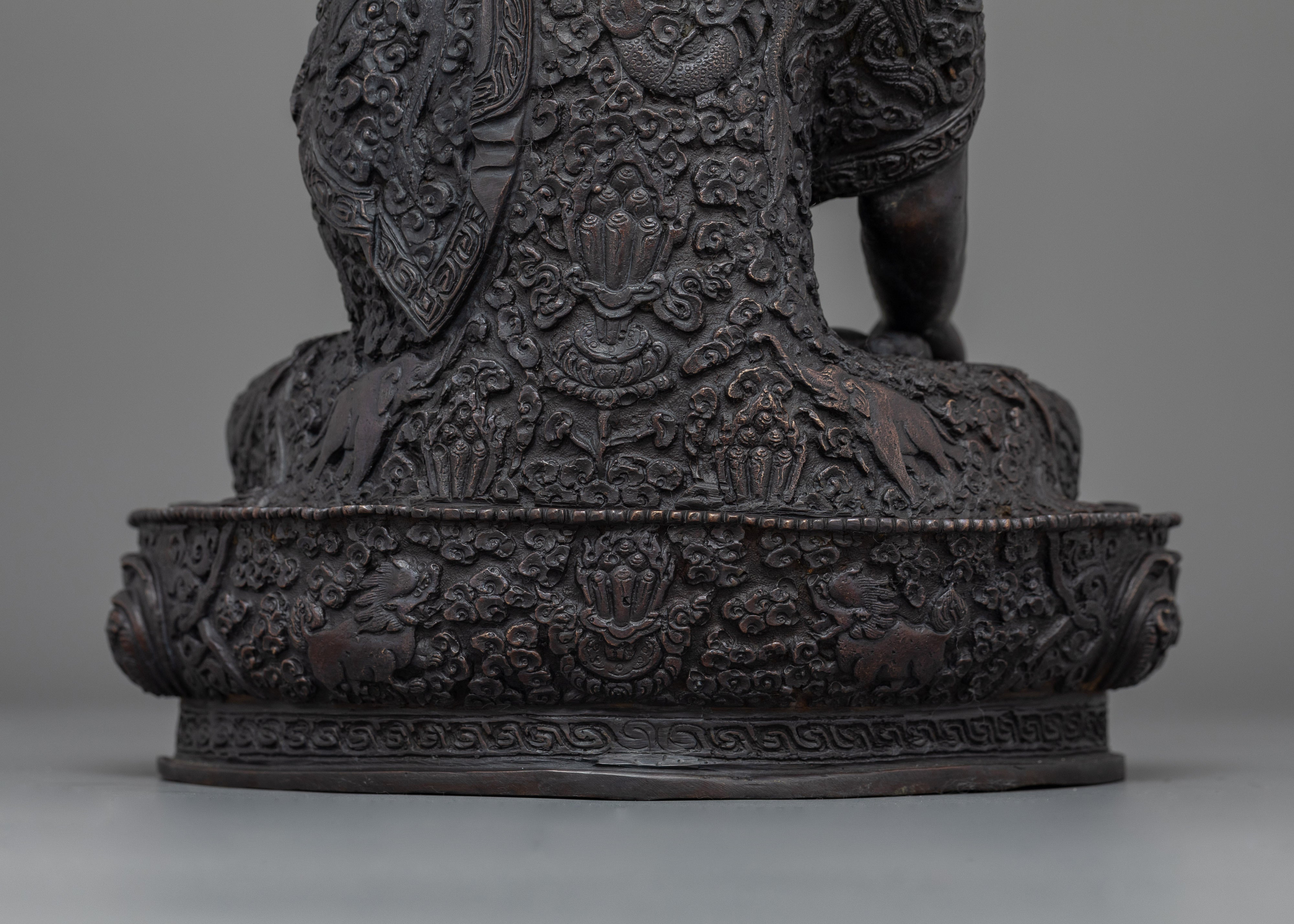Shakyamuni Buddha in Bhumisparsha Mudra | Symbol of Enlightenment