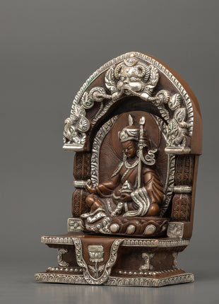 Guru Padmasambhava Tantric Master Sculpture | Tibetan Himalayan Art Work