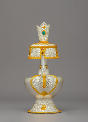 Handmade Tibetan Bhumba Buddhist Ritual Vase Bhumpa 