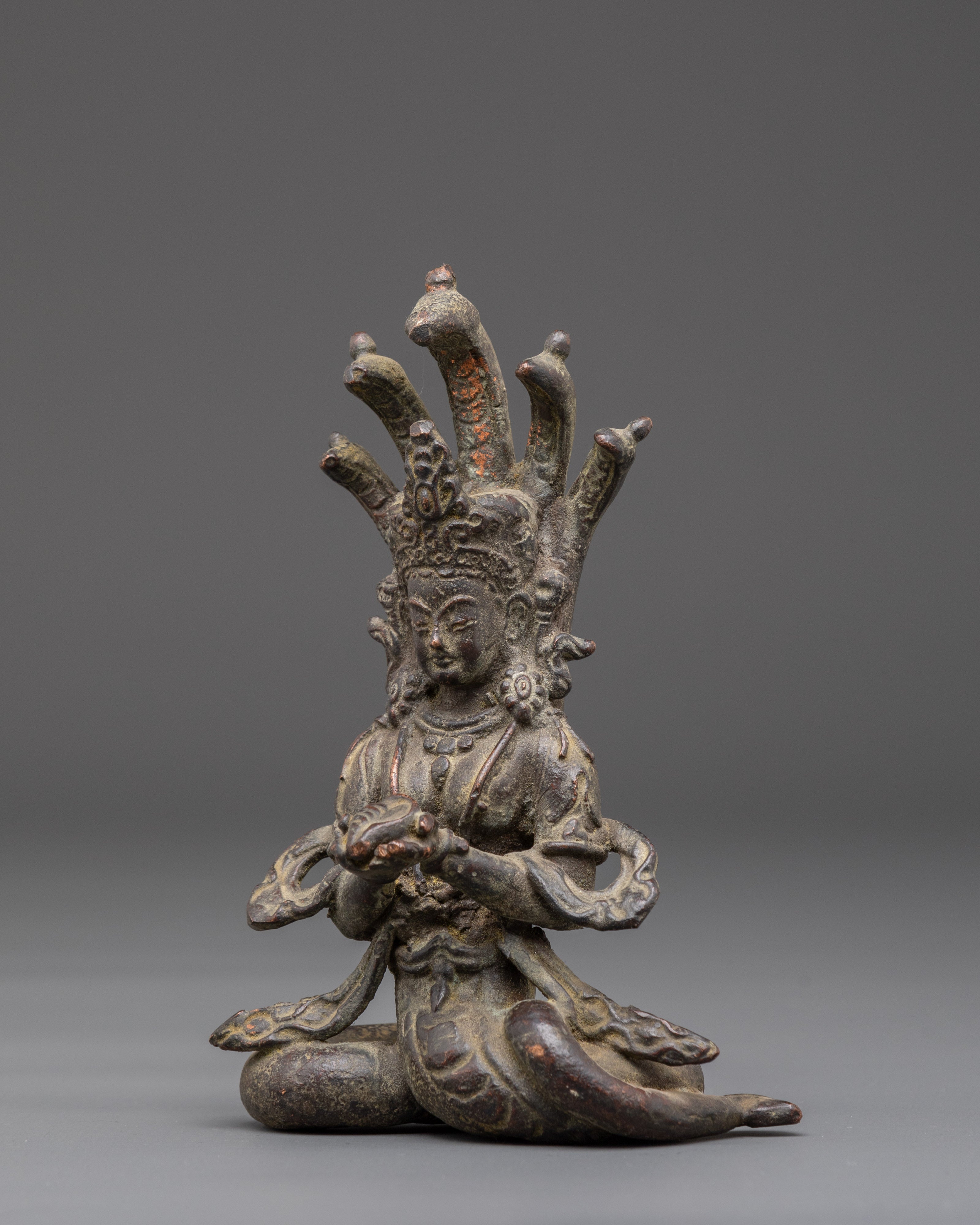Divine Mythical Serpent Deity Naag Kanya | Sacred Serpent Goddess Statue